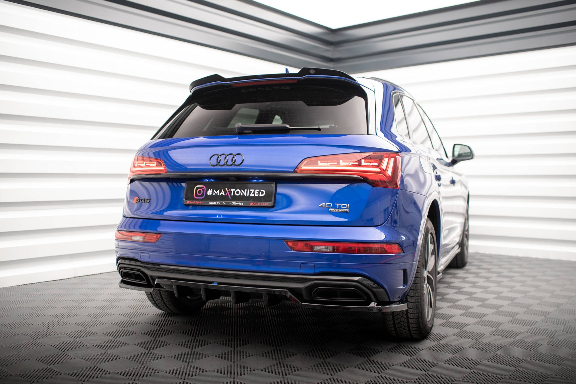 Spoiler CAP für Audi Q5 S-Line SUV Mk2 Facelift