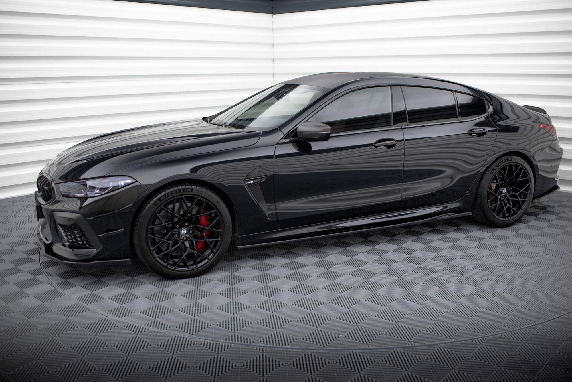 Seitenschweller V2 Ansatz für BMW M8 Gran Coupe F93 / 8 Gran Coupe M - Paket G16