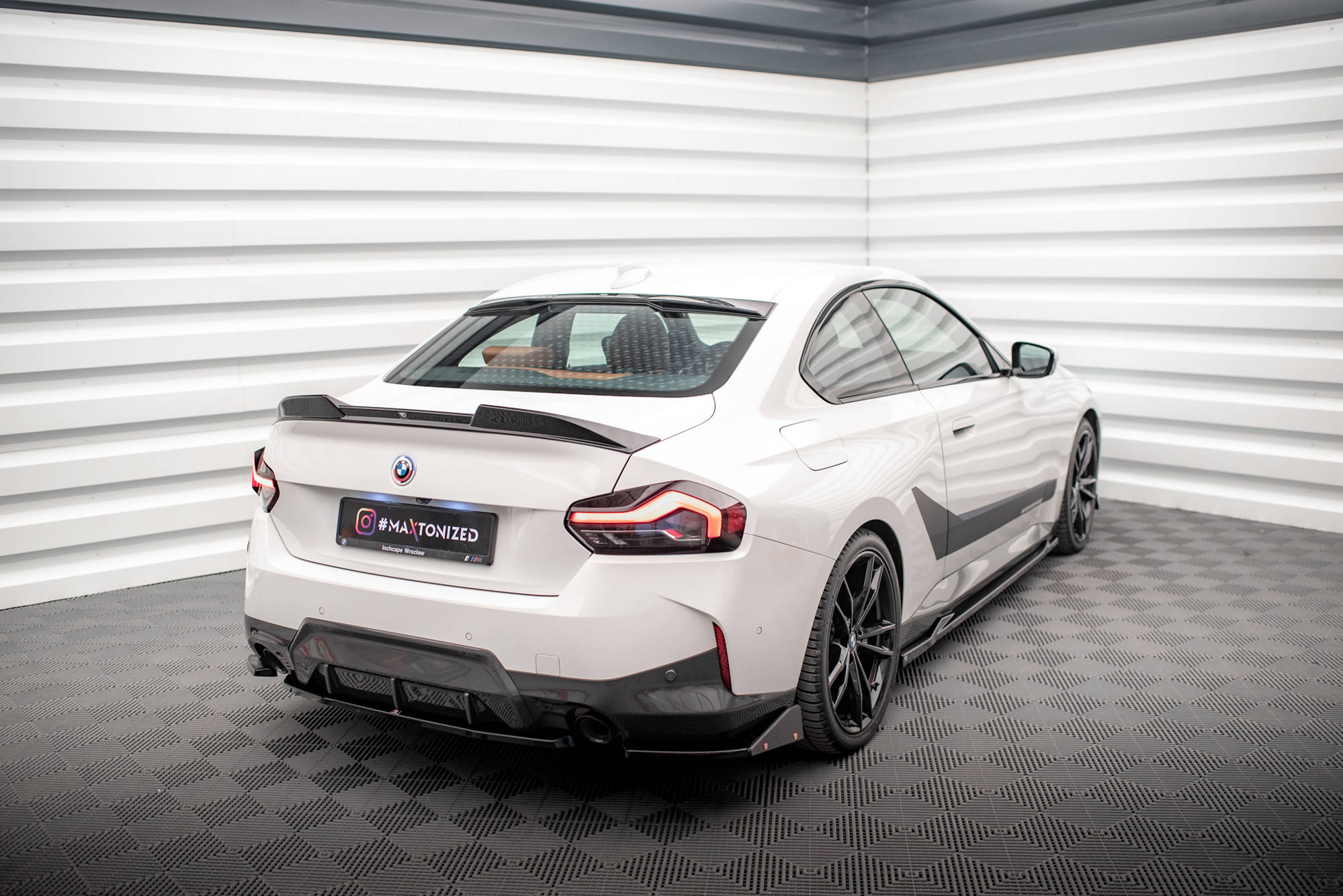 Flaps Heckansatz V2 Diffusor + Flaps für BMW 2 Coupe M - Paket G42