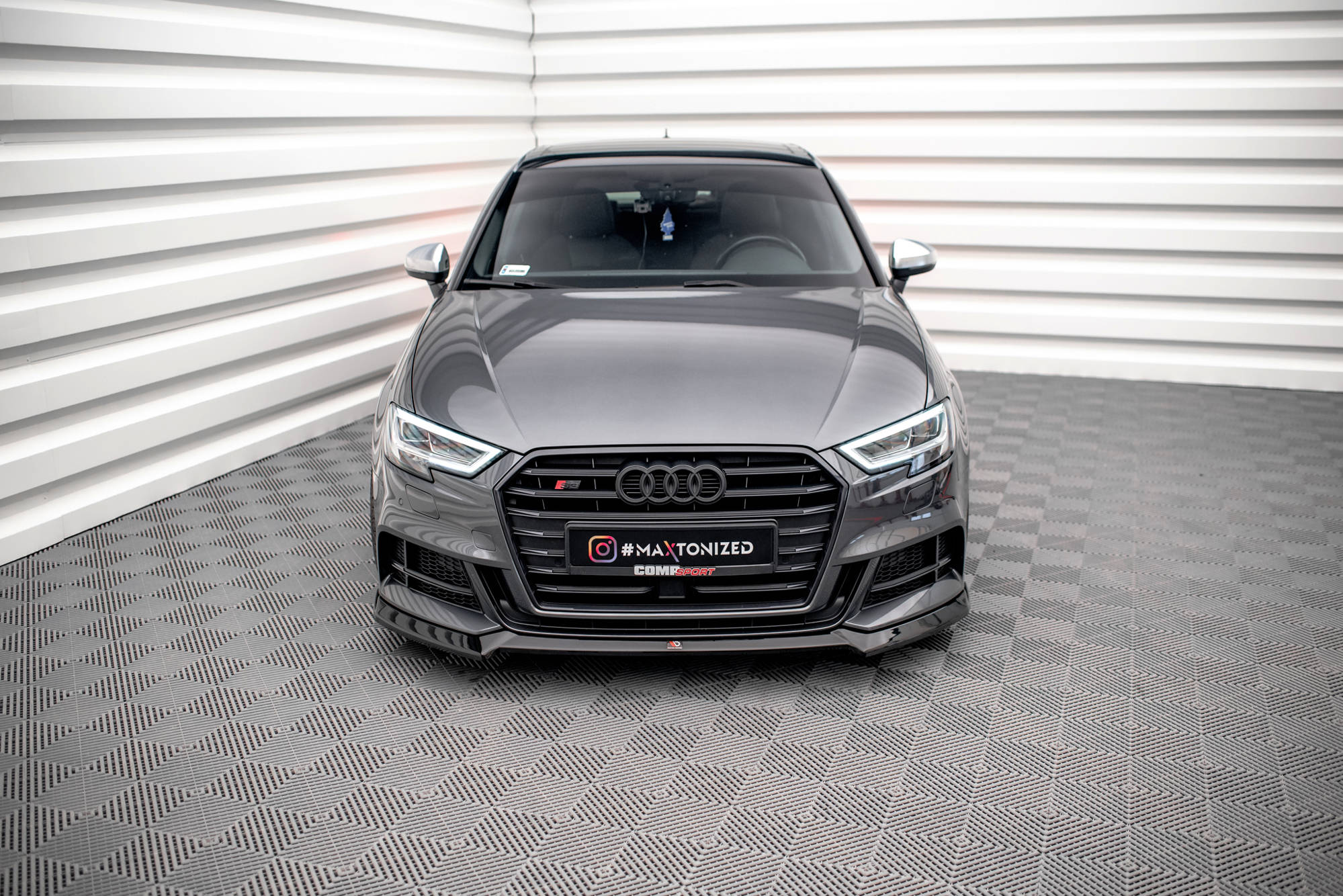 Frontlippe V3 für Audi S3 / A3 S-Line Sportback 8V Facelift