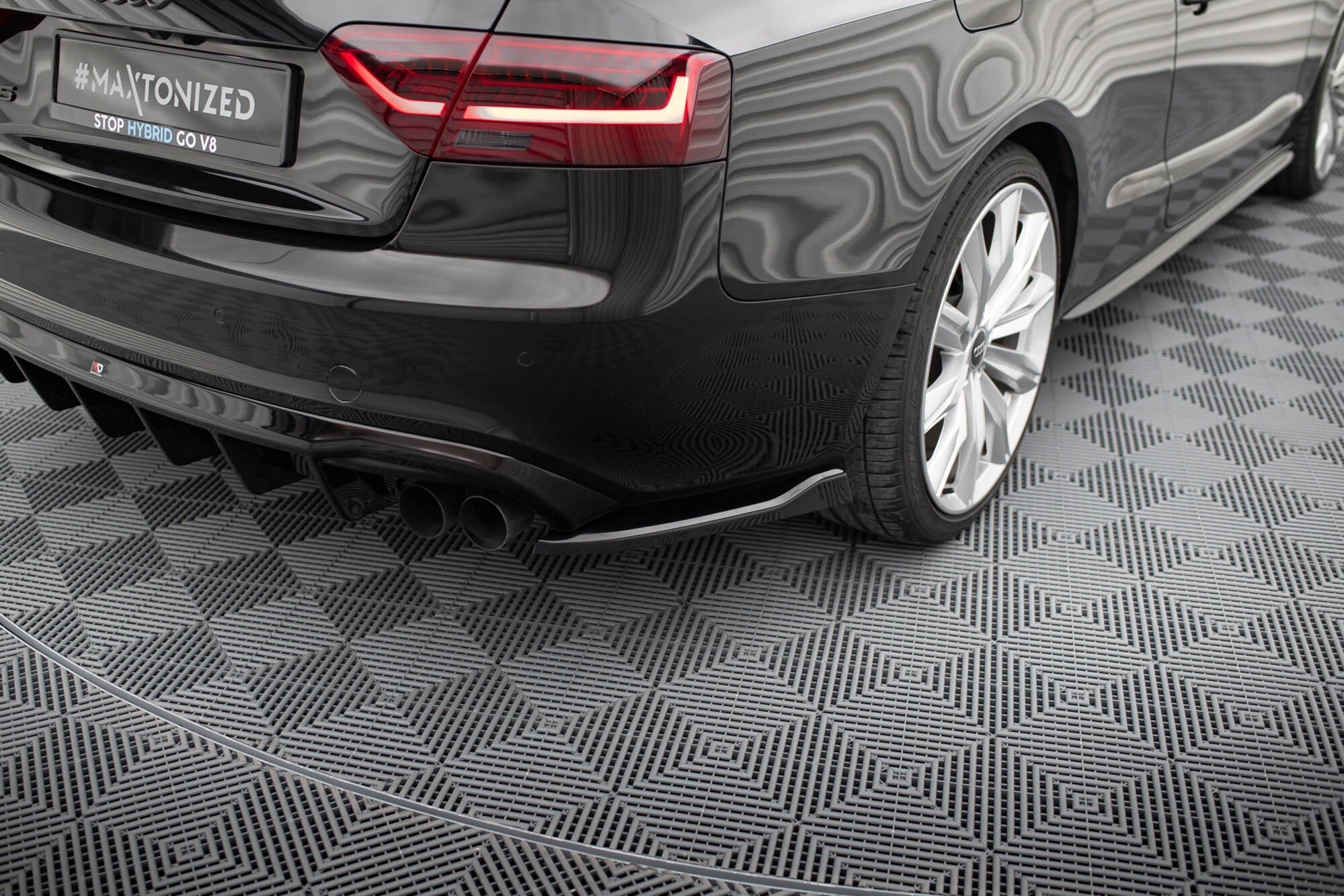 Flaps V2 Heckansatz Flaps Heckansatz für Audi S5 / A5 S-Line Coupe / Cabriolet 8T