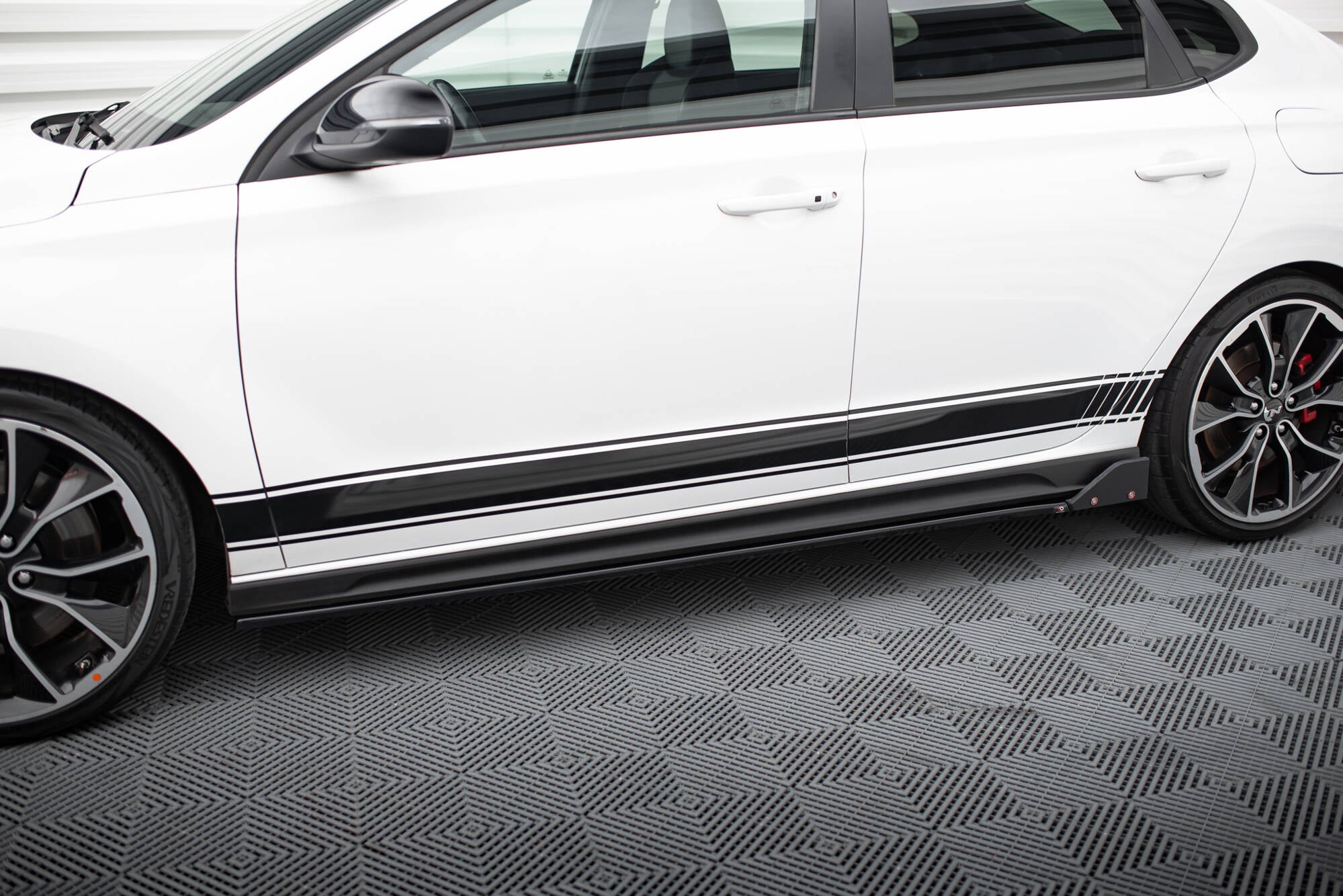 Seitenschweller V5 Ansatz für + Flaps Hyundai I30 N Mk3 / Mk3 FL Hatchback/Fastback