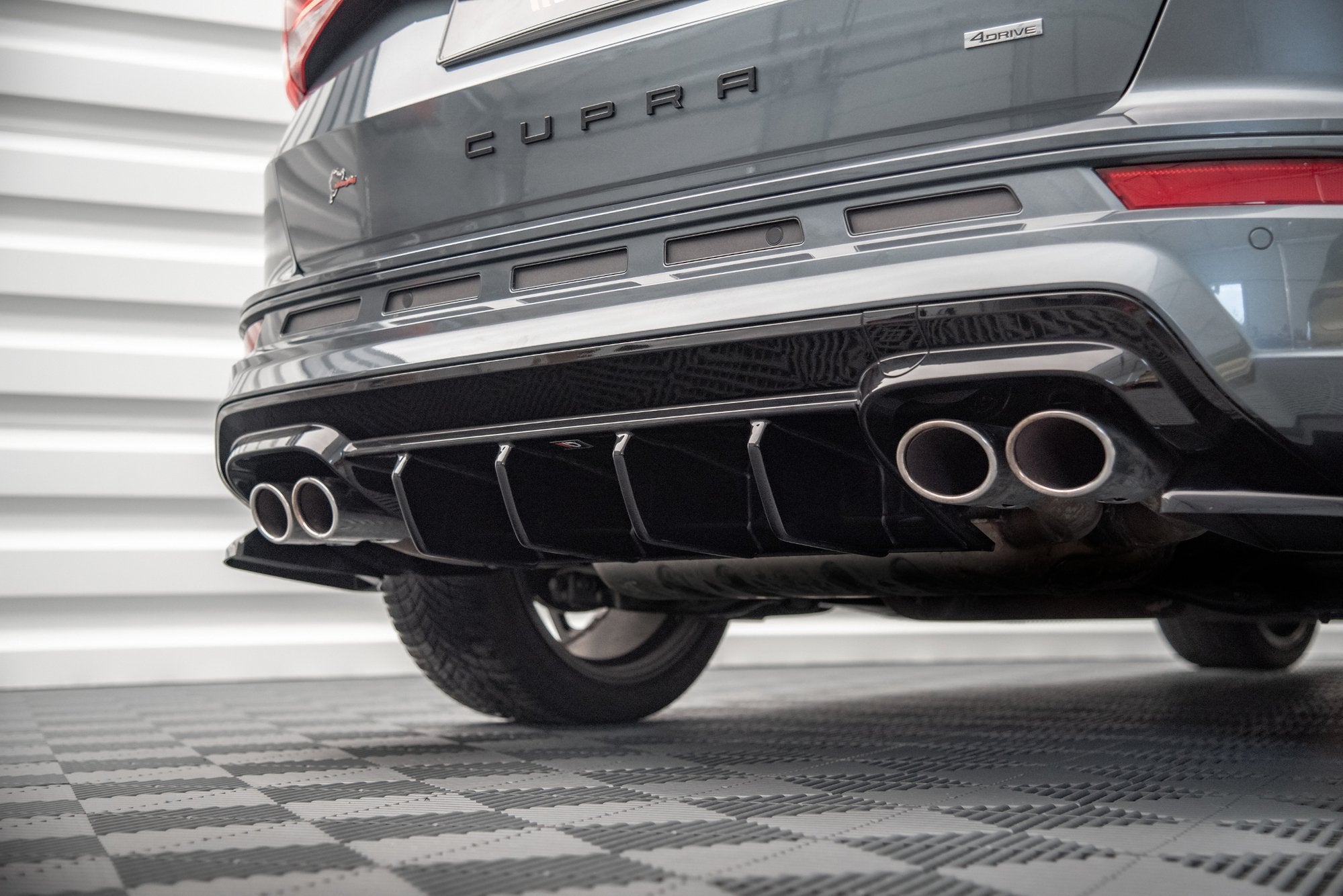 Diffusor Heck Ansatz für Cupra Ateca Mk1 / Mk1 Facelift
