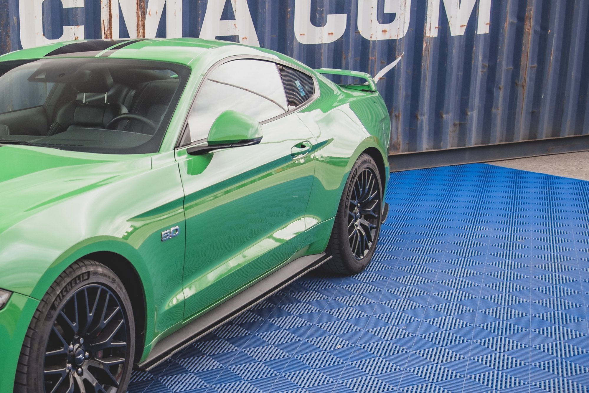 Street Pro Heck Ansatz Flaps Diffusor V1 für Ford Mustang GT Mk6 Facelift
