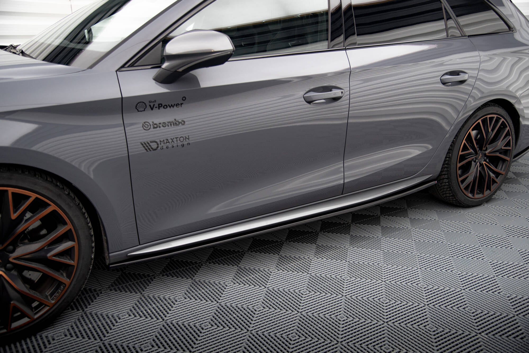 Seitenschweller V1 Ansatz für für Cupra Leon ST / Hatchback Aero Mk1 Facelift