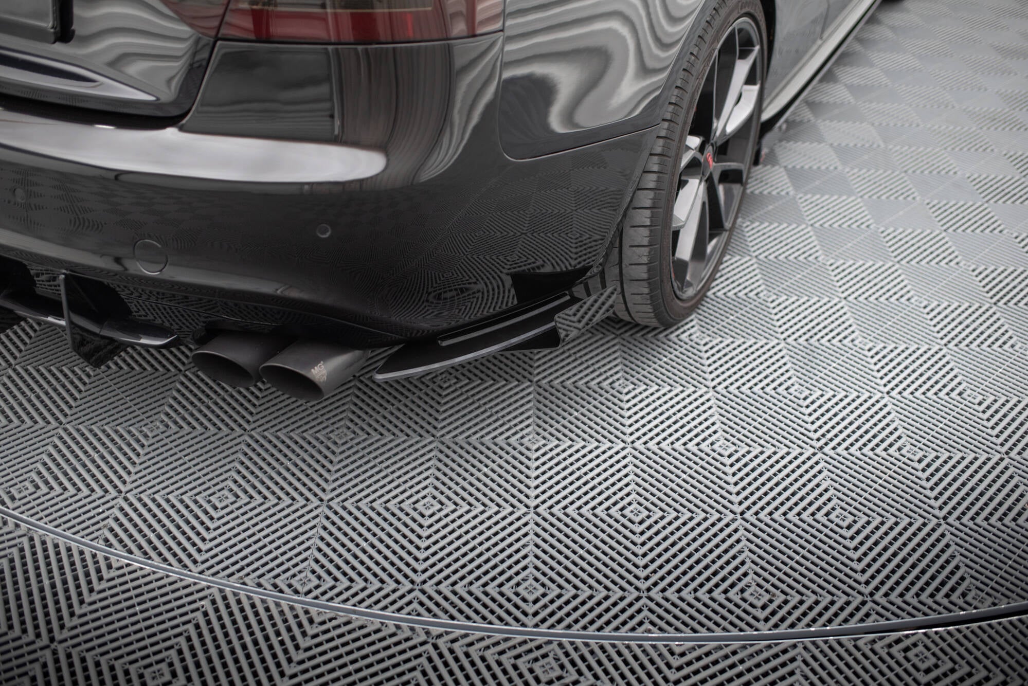 Street Pro Flaps Heckansatz Flaps Heckansatz +Flaps für Audi S5 / A5 S-Line Coupe / Cabriolet 8T