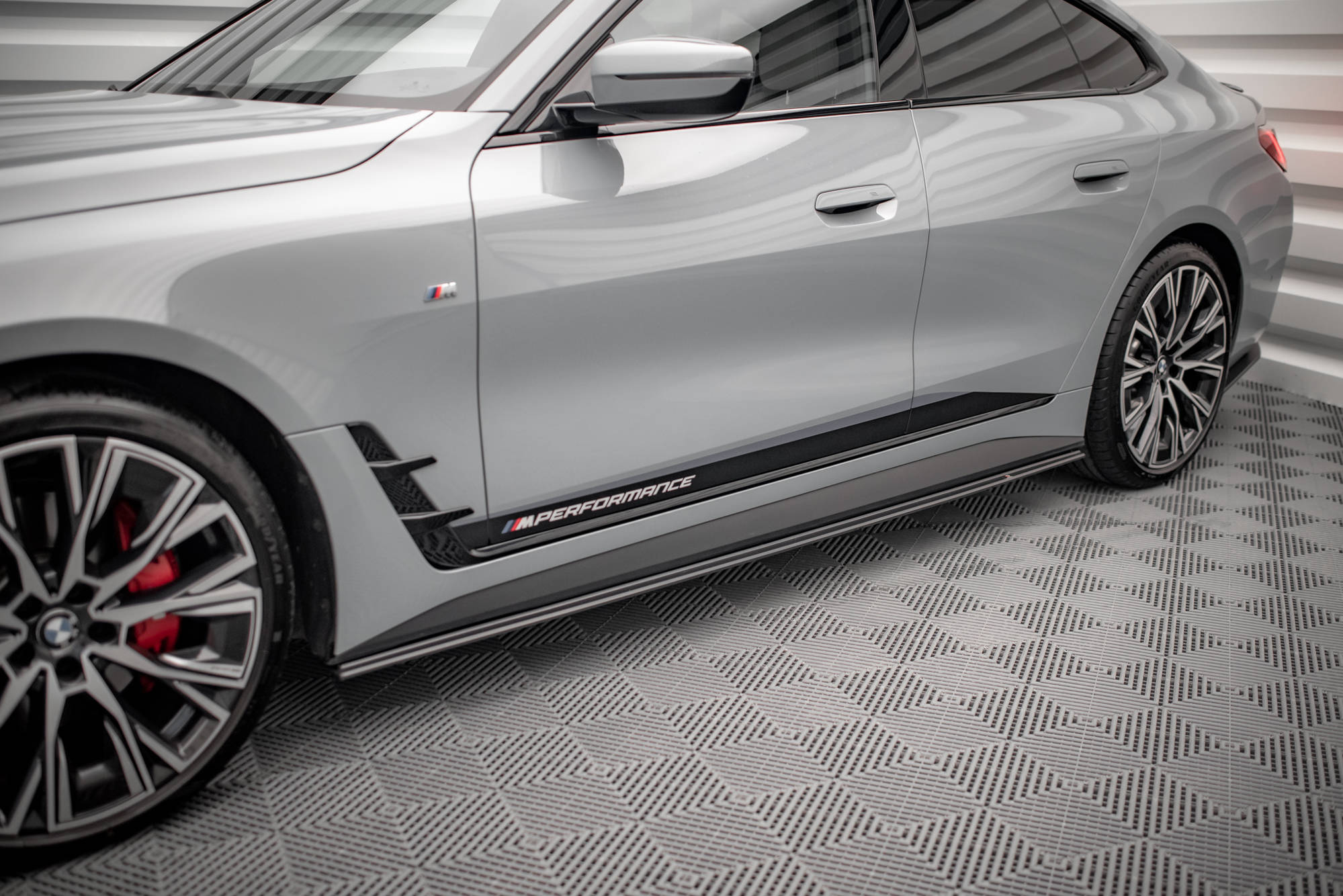 Street Pro Seitenschweller Ansatz für BMW 4er Gran Coupe M-Paket G26