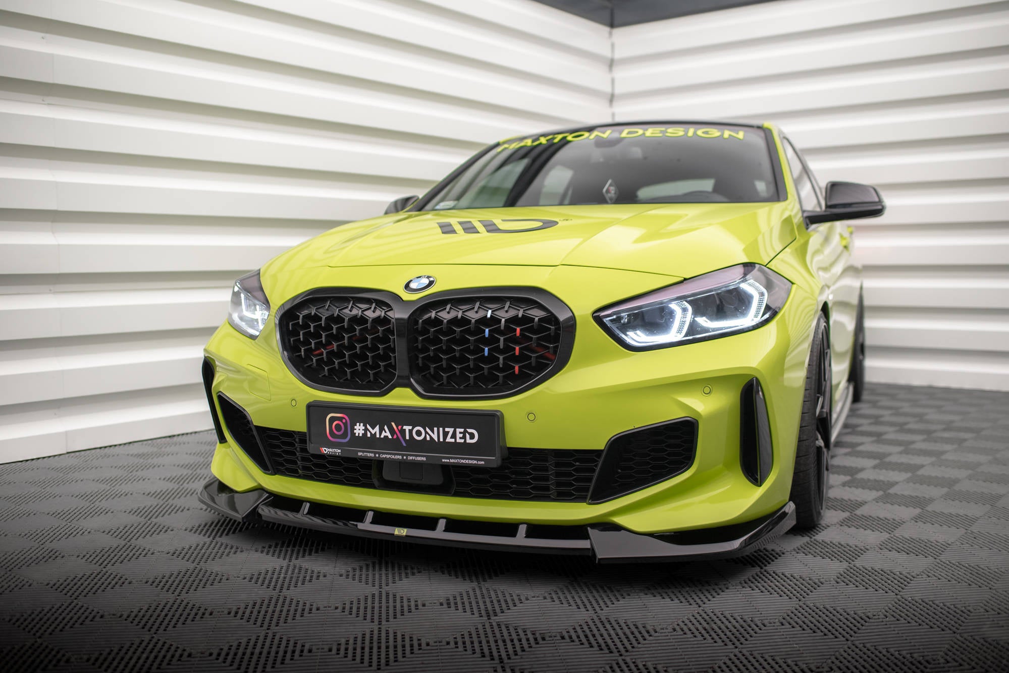 Frontlippe V6 für BMW 1er M - Paket / M135i / 128ti F40