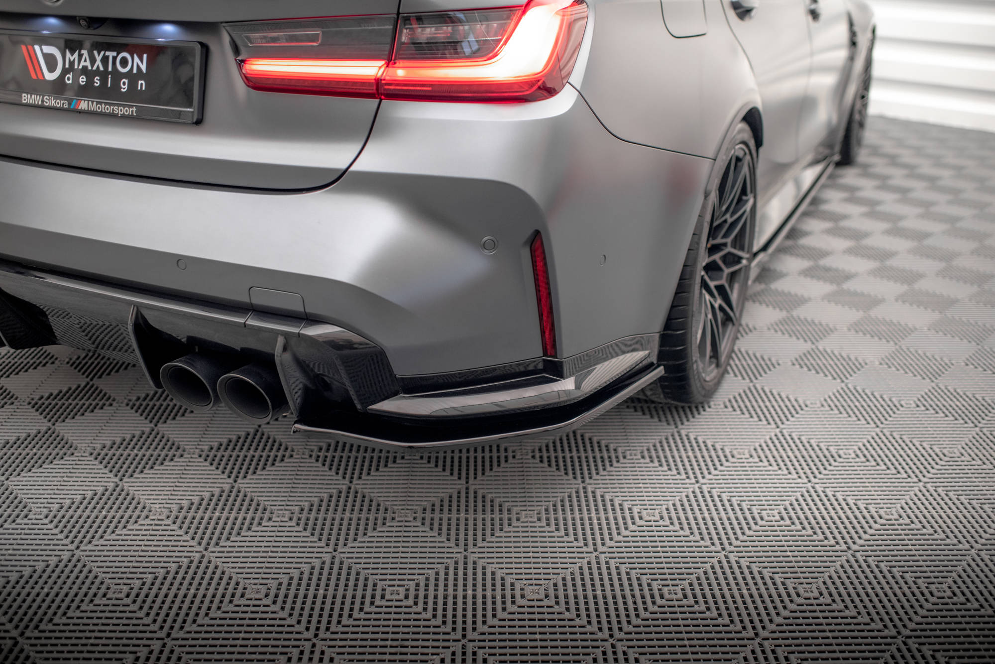 Flaps Heckansatz V2 Diffusor für BMW M3 Limousine / Touring G80 / G81
