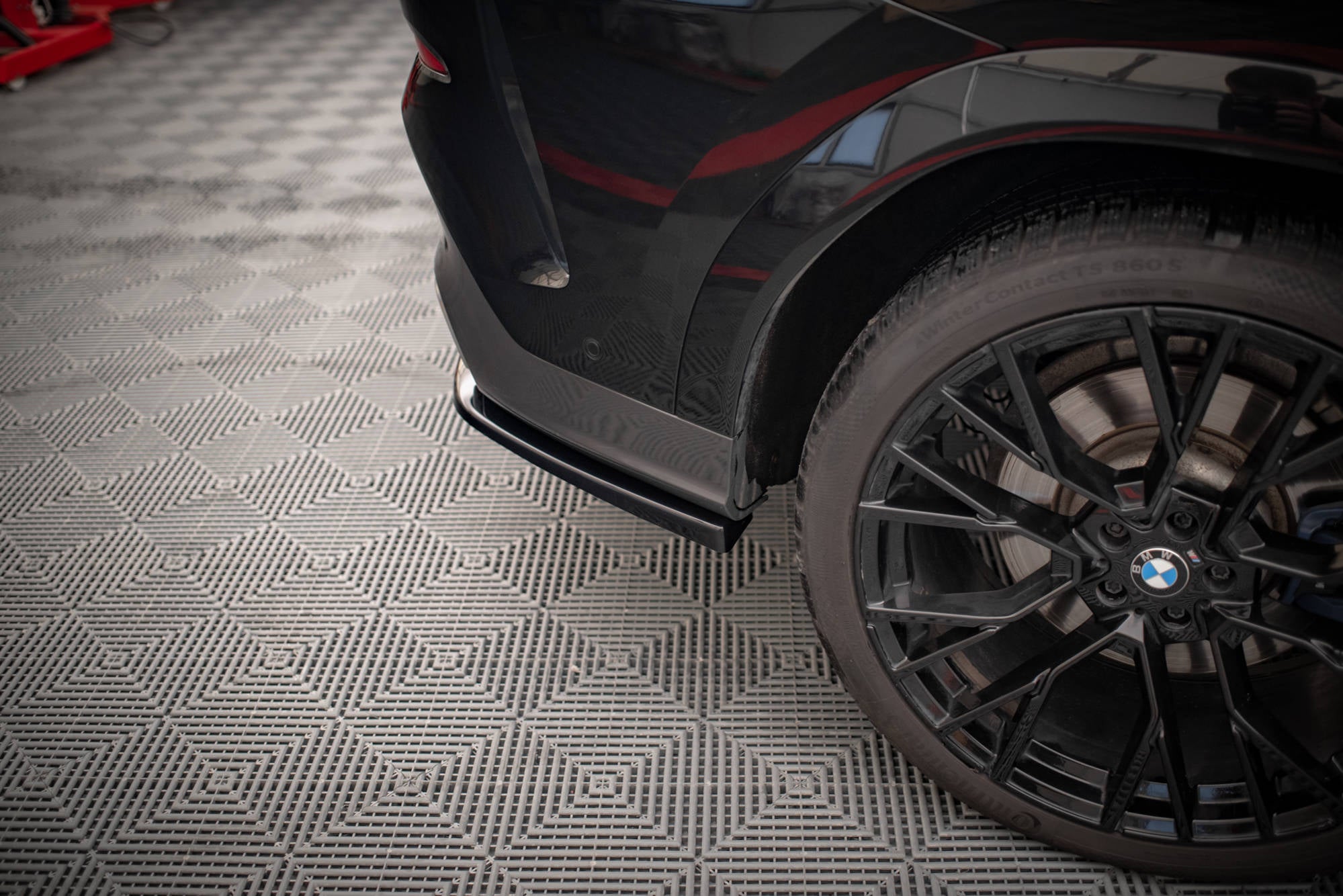 Mittlerer Cup Diffusor V2 DTM Look Heck Ansatz für BMW X6 M - Paket G06