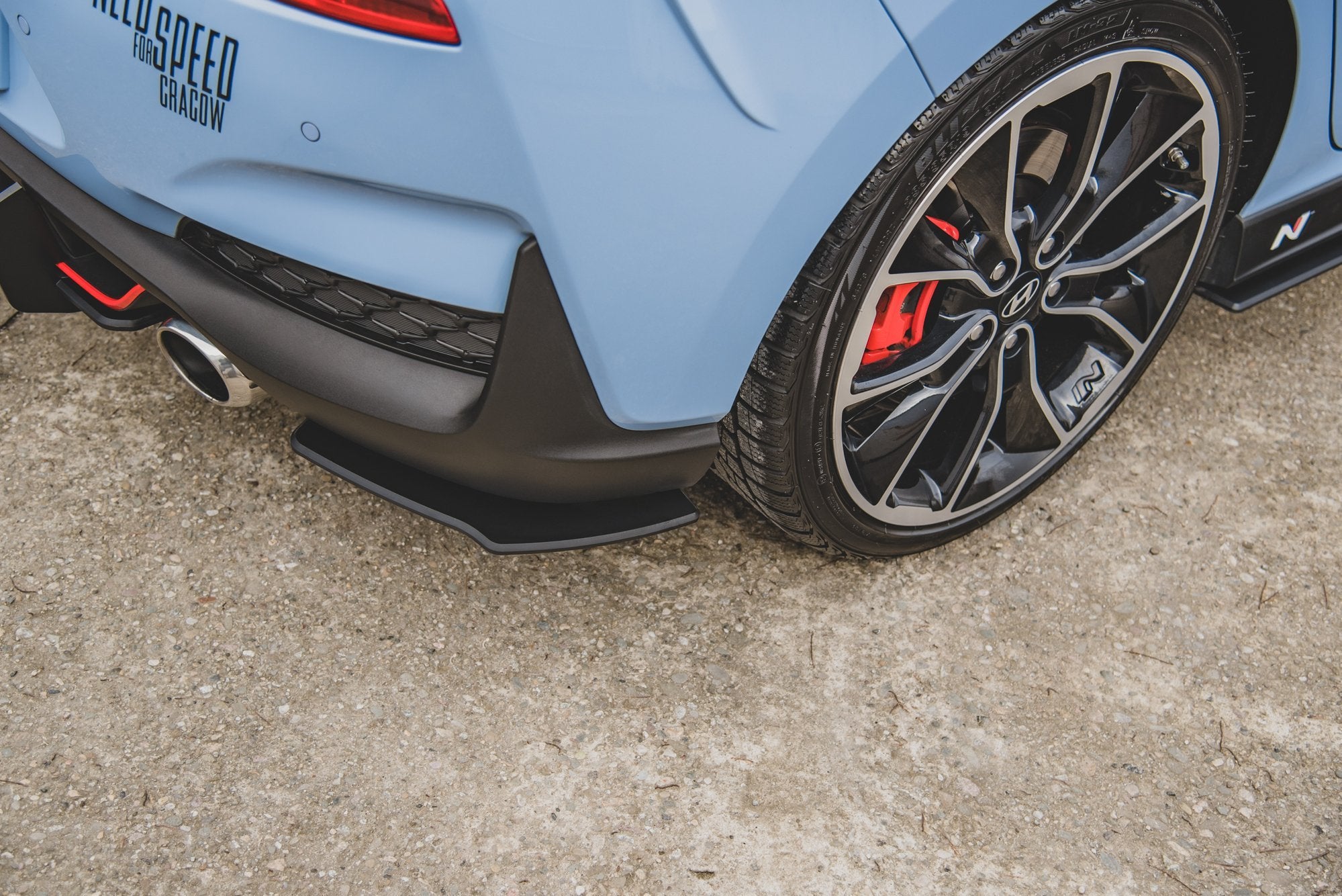 Street Pro Flaps Heckansatz Flaps Heckansatz für Hyundai I30 N Mk3 Hatchback