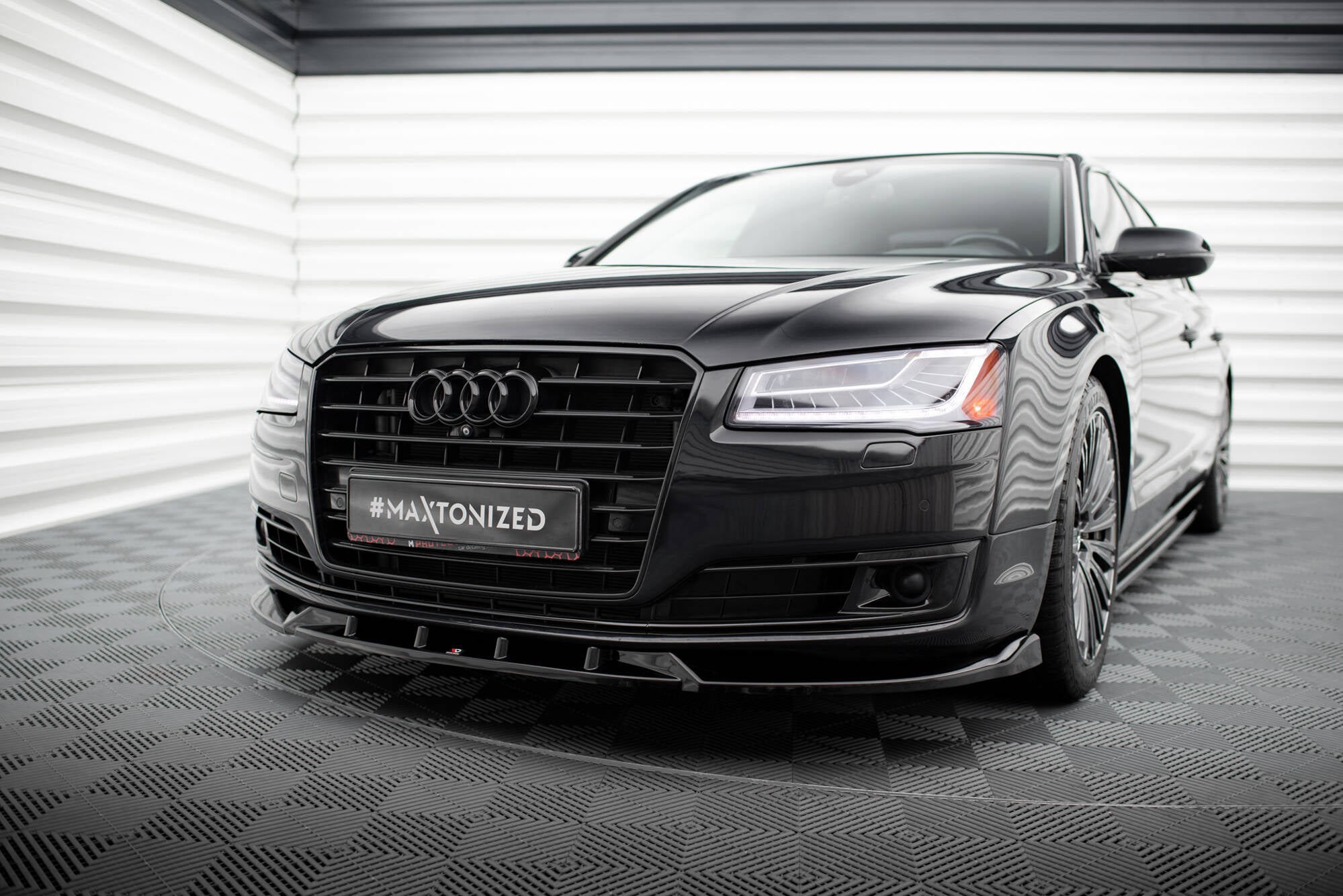 Frontlippe für Audi A8 D4 Facelift