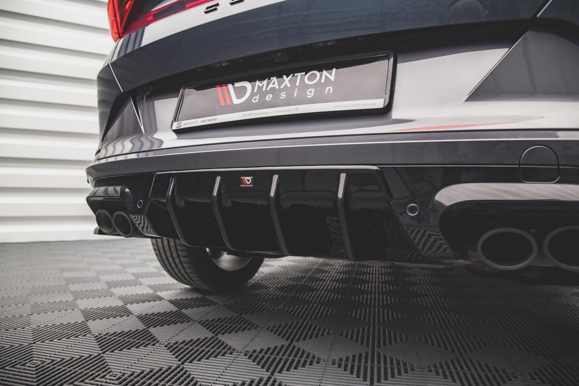 Diffusor V1 Heck Ansatz für Cupra Formentor Mk1 / Mk1 Facelift