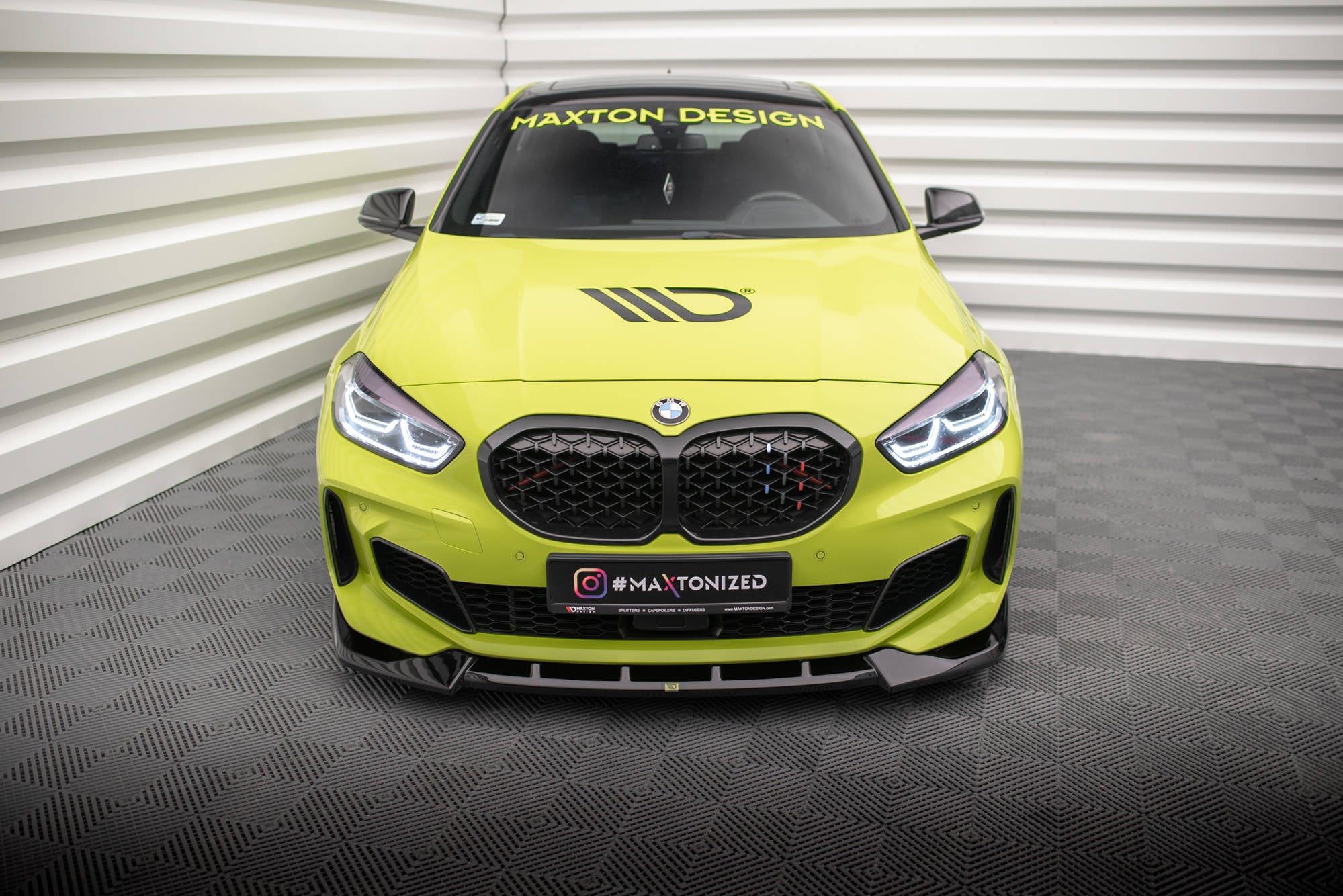 Frontlippe V6 für BMW 1er M - Paket / M135i / 128ti F40
