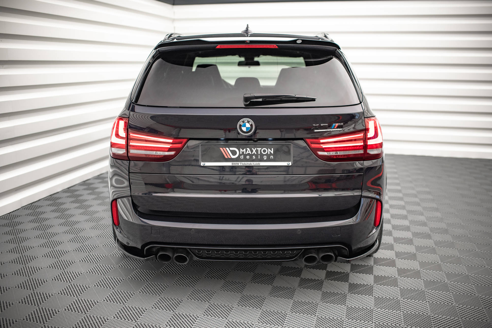 Flaps Heckansatz Diffusor für BMW X5 M F85