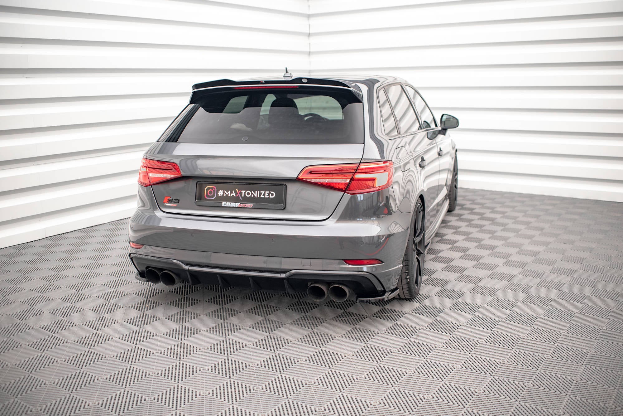 Flaps V1 Heckansatz Flaps Heckansatz für Audi S3 Sportback 8V Facelift