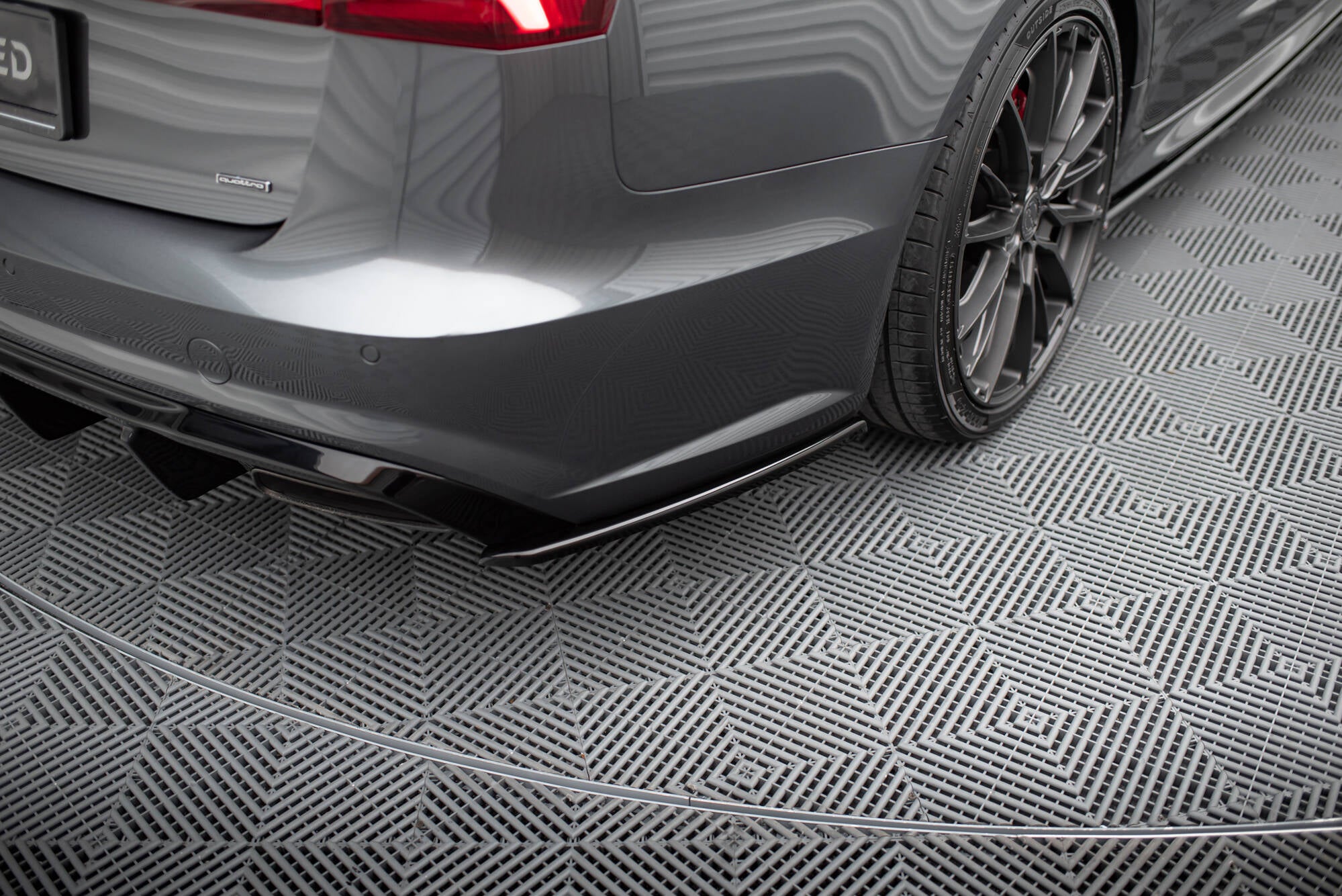 Flaps V2 Heckansatz Flaps Heckansatz für Audi S6 / A6 S-Line / A6 C7 FL
