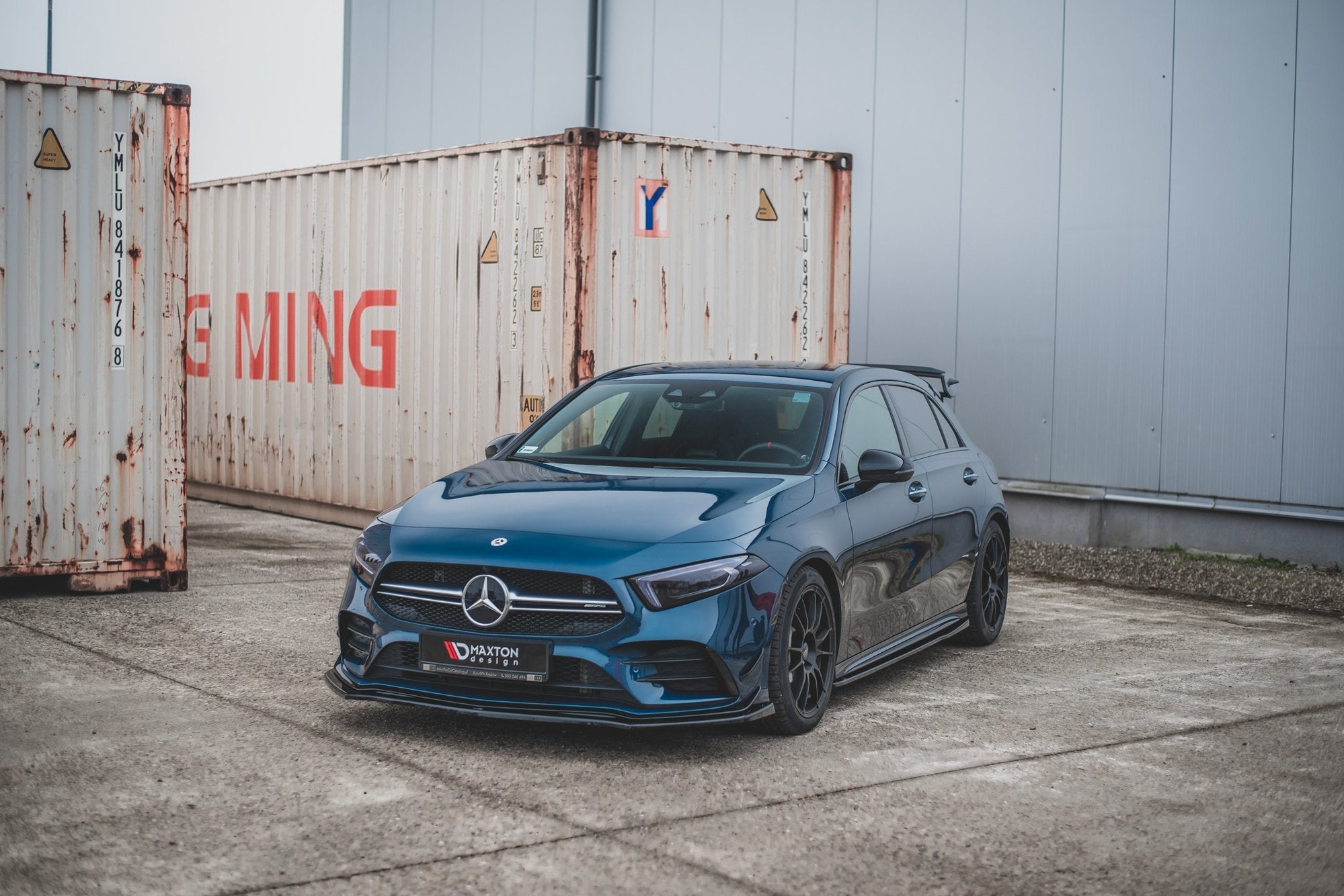Seitenschweller V1 Ansatz für für Mercedes A35 AMG / AMG-Line W177