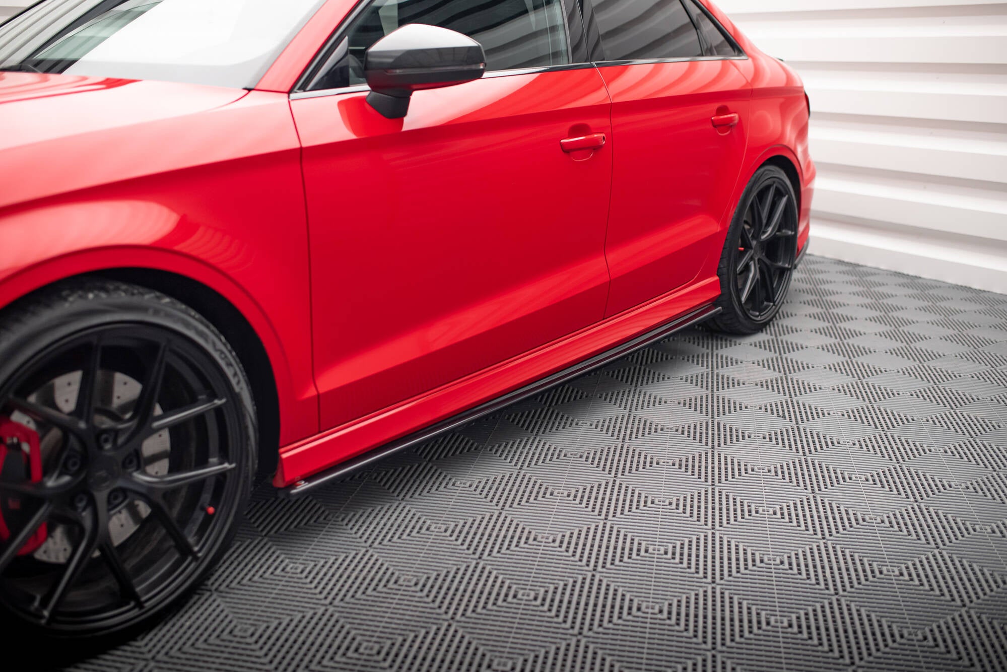 Seitenschweller V1 Ansatz für für Audi S3 / A3 S-Line 8V / 8V FL Limousine