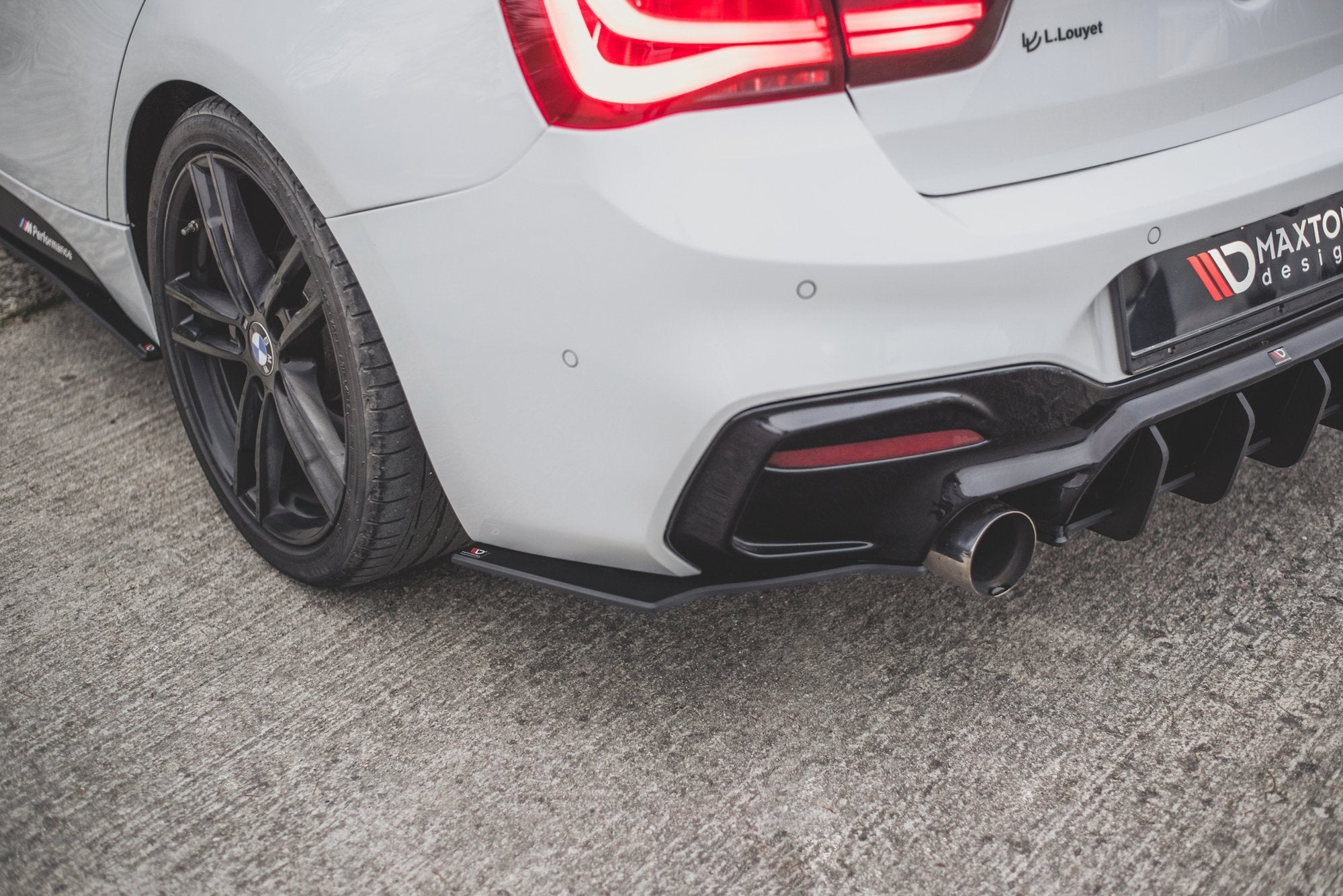 Street Pro Flaps Heckansatz V3 Diffusor für BMW 1er F20 M140i