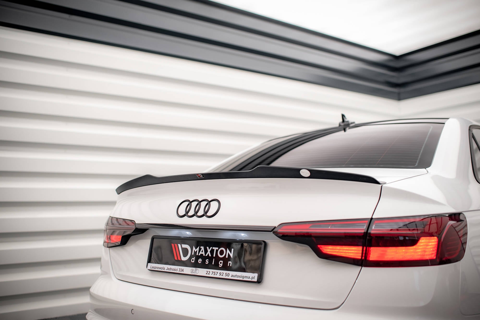 Spoiler CAP V.1 für Audi S4 / A4 Standard / S-Line / Competition Limousine B9 / B9 Facelift