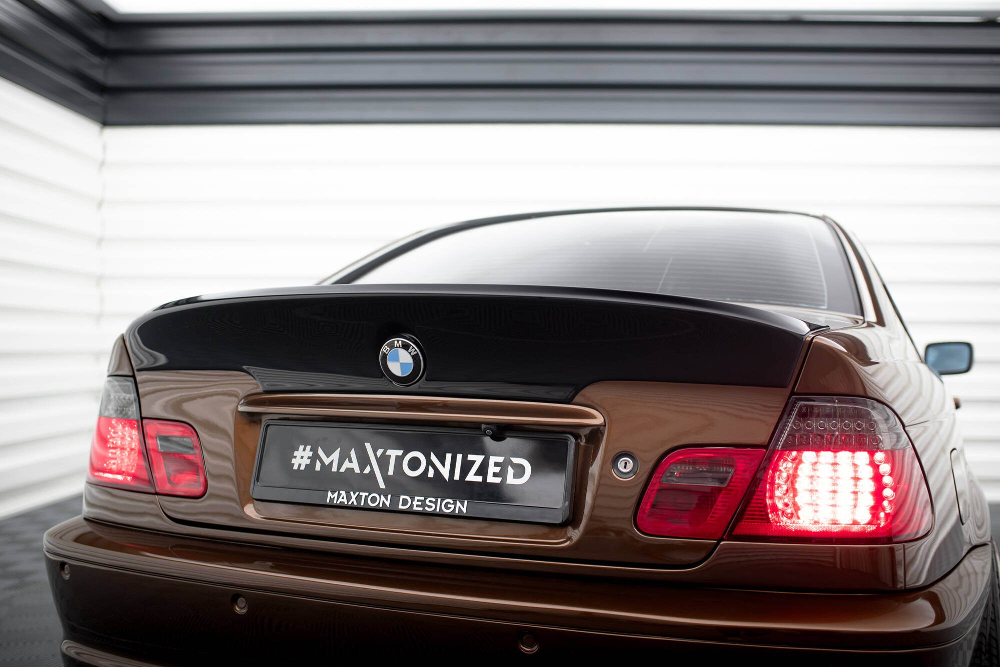 Heckspoiler / KOFFERRAUMDECKEL Erweiterung für BMW 3er E46 COUPE < M3 CSL LOOK > (ZUM MALEN)