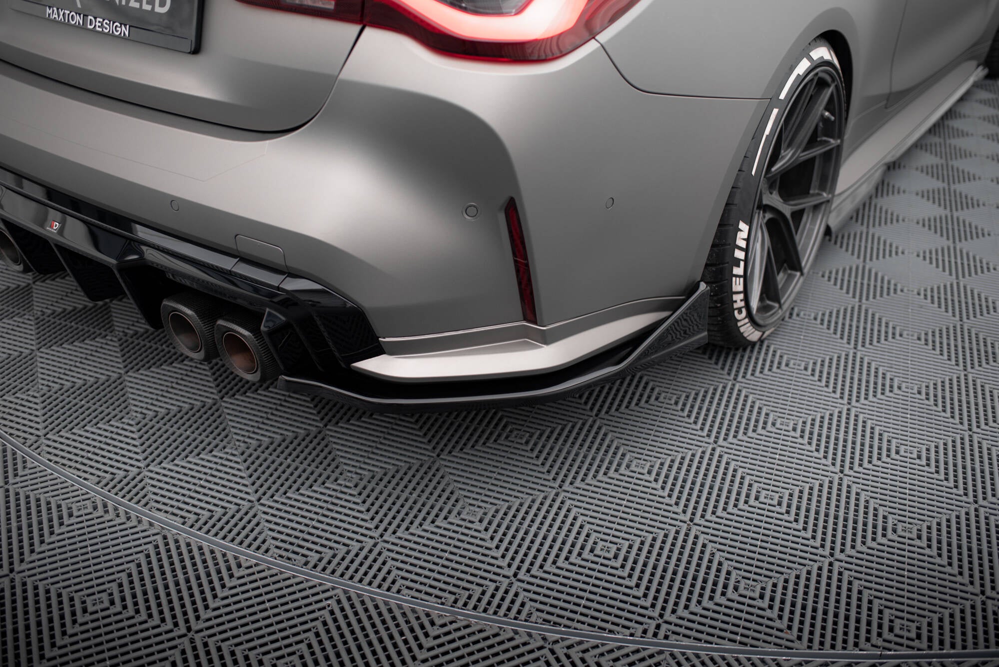 Flaps Heckansatz V5 Diffusor für (Für heckansatz ) BMW M4 G82 / G82 Facelift