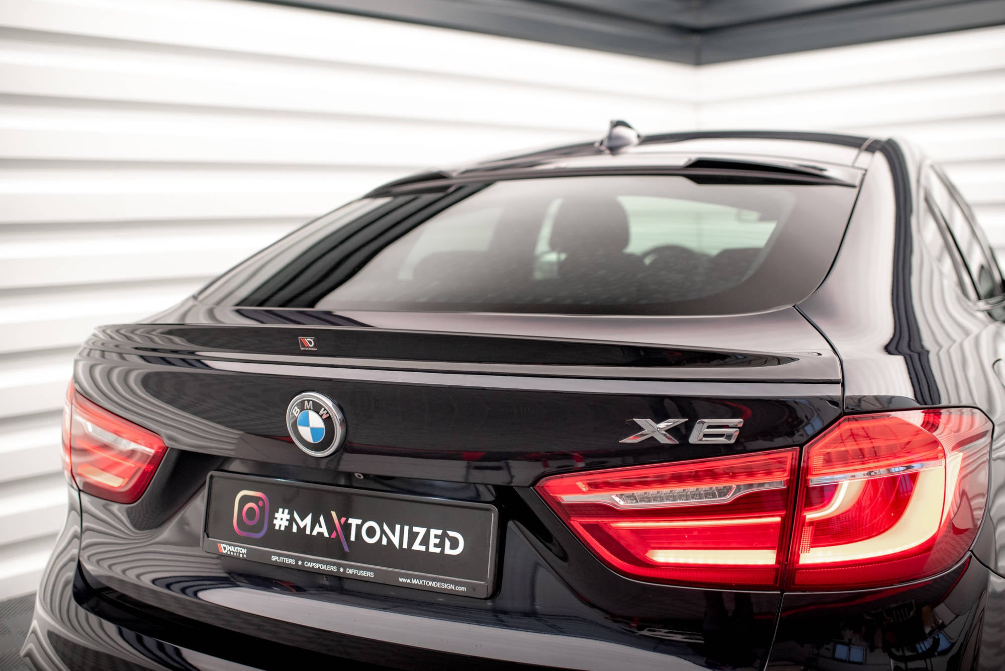 3D Spoiler CAP V.2 für BMW X6 F16 M-Paket / X6 M F86