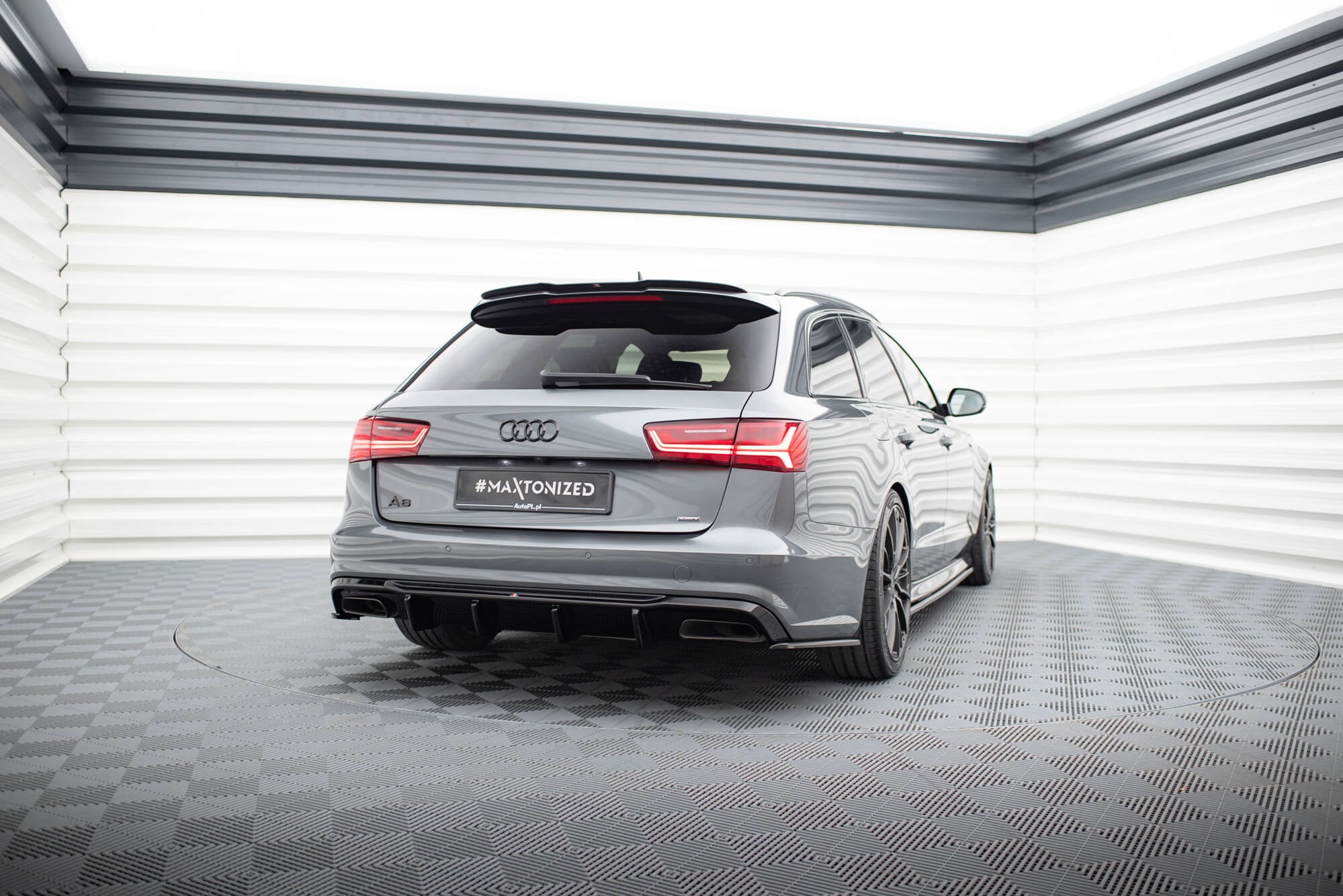 Flaps V2 Heckansatz Flaps Heckansatz für Audi S6 / A6 S-Line / A6 C7 FL