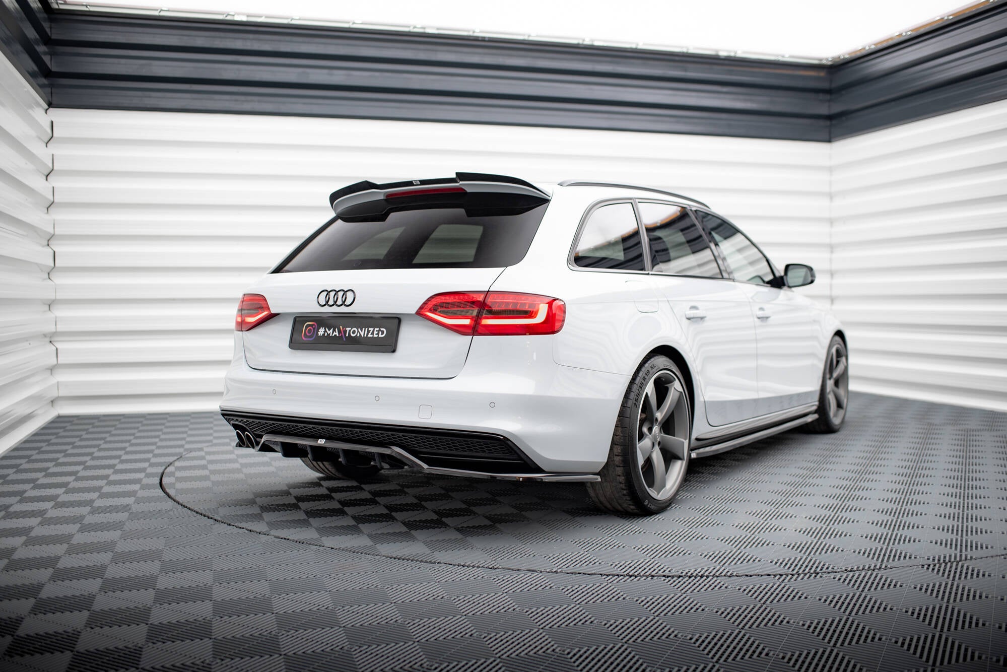 Spoiler CAP für Audi A4 Competition Avant B8 Facelift