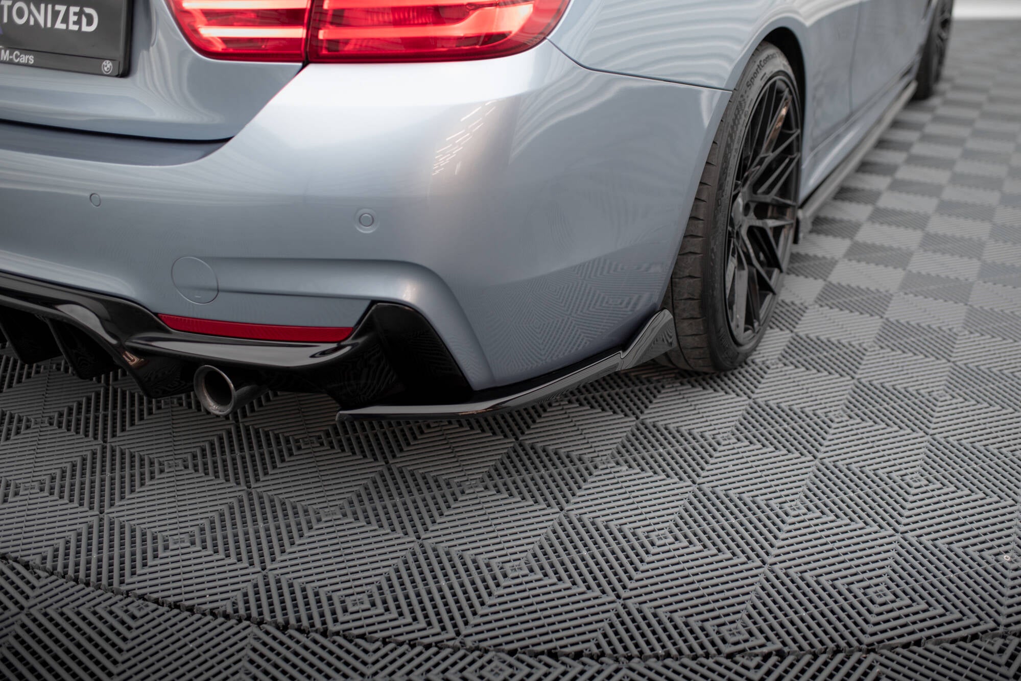 Flaps Heckansatz V5 Diffusor für BMW 4er Coupe M - Paket F32