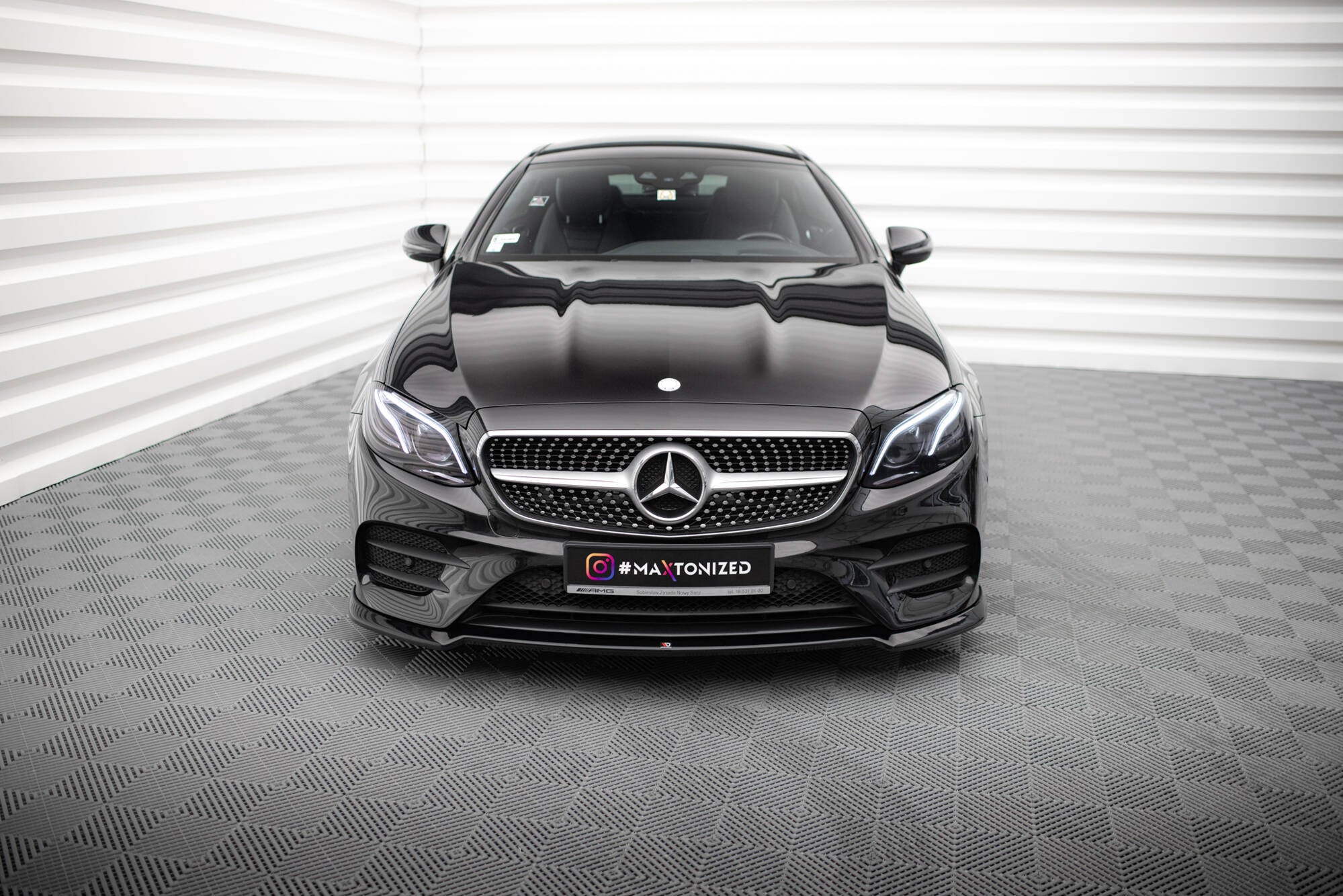 Frontlippe V2 für Mercedes-Benz E-Klasse W213 Coupe (C238) / Cabriolet (A238) AMG-Line / 53 AMG