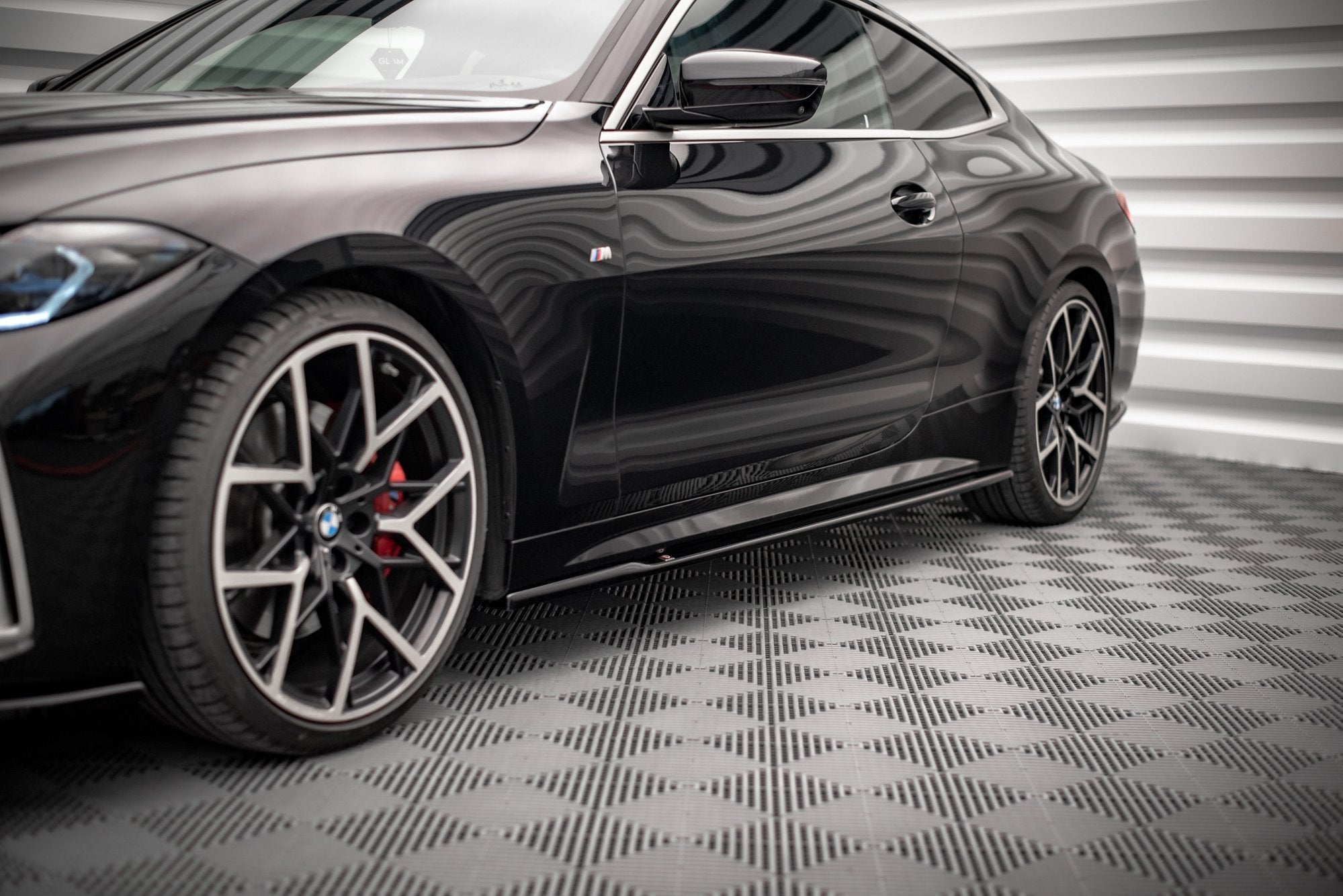 Seitenschweller V1 Ansatz für für BMW 4er M - Paket / M440i G22 / G23 / G22 Facelift / G23 Facelift