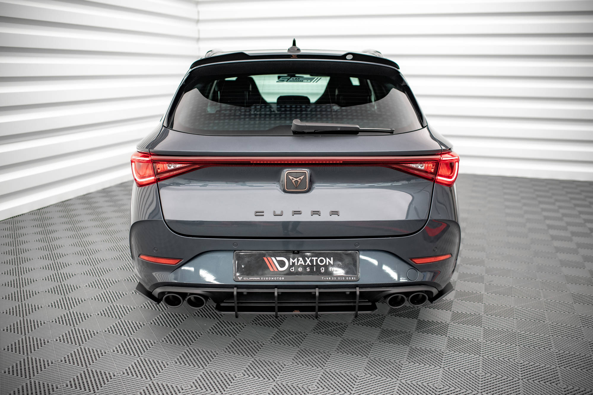 Street Pro Heck Ansatz Flaps Diffusor für Cupra Leon ST Mk1