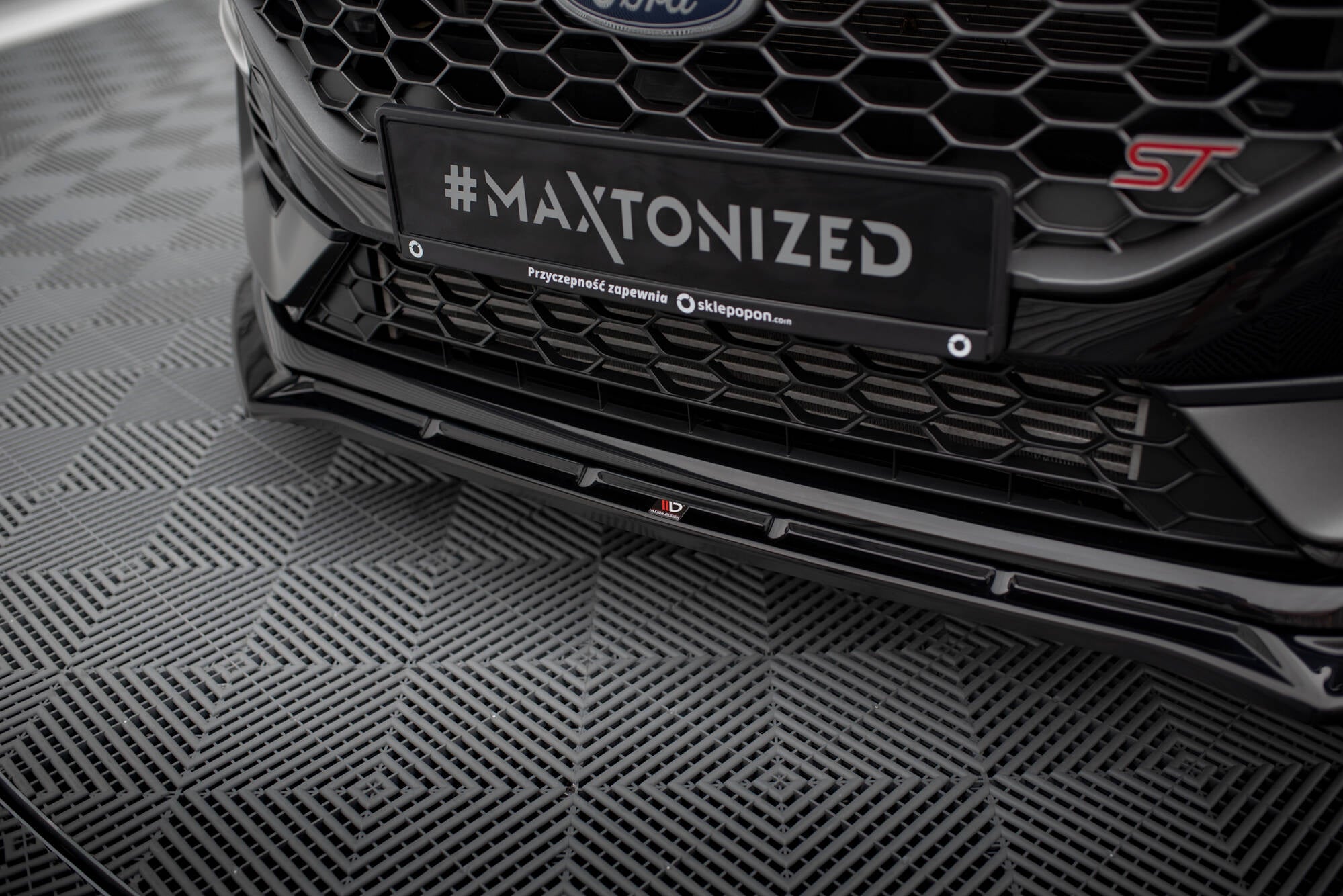 Frontlippe V4 + Flaps für Ford Fiesta ST / ST-line Mk8 Facelift