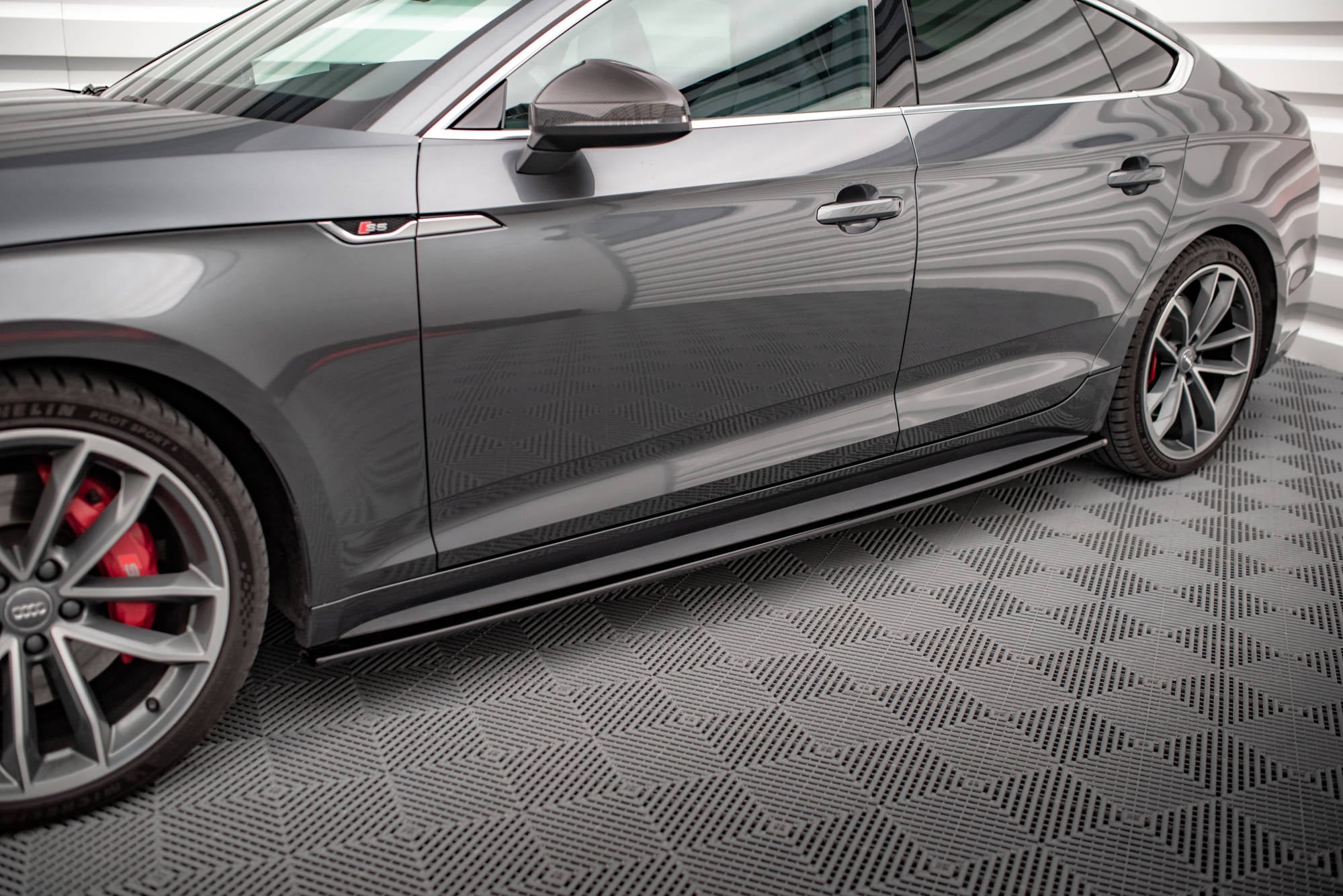Seitenschweller Ansatz für Audi S5 / A5 S-Line F5 Sportback