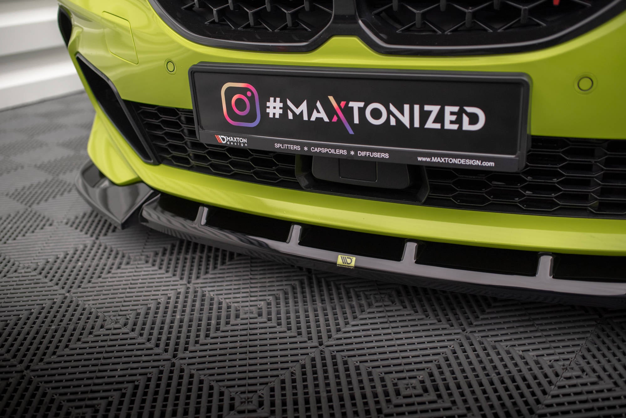 Frontlippe V6 für BMW 1er M - Paket / M135i / 128ti F40