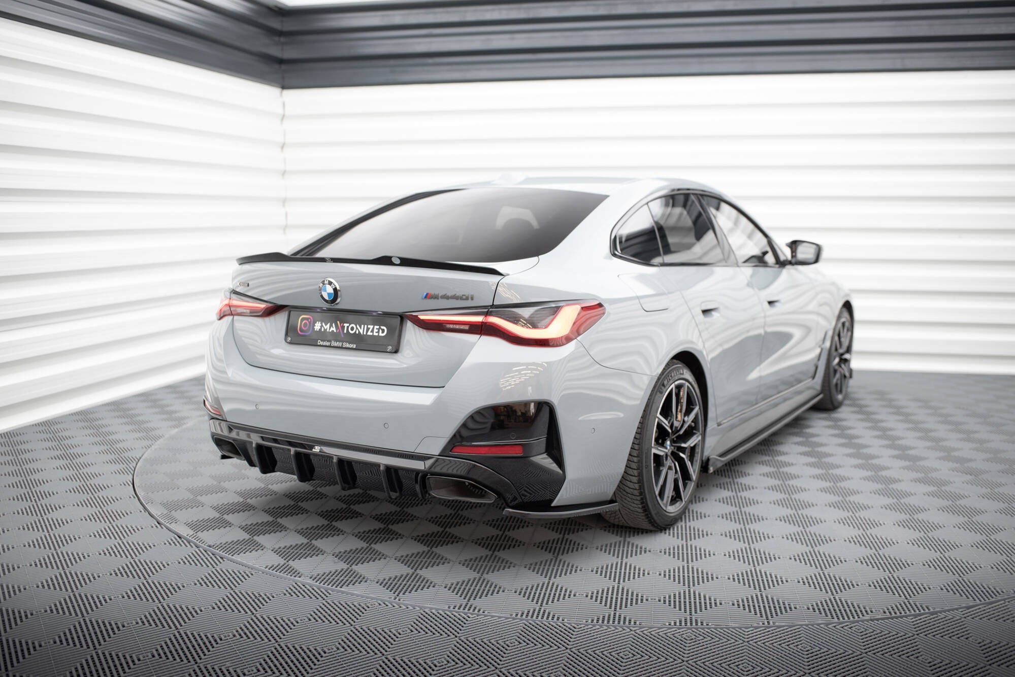Flaps Heckansatz V3 Diffusor für BMW M440i Gran Coupe G26