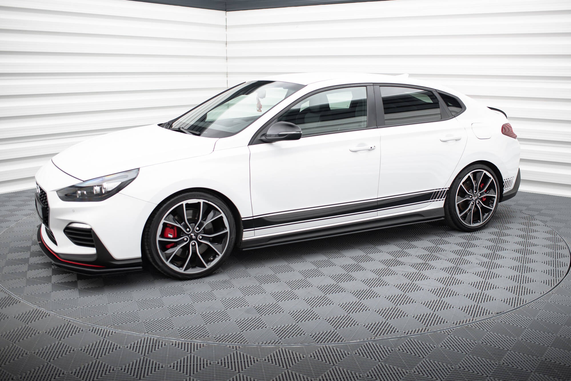 Street Pro Seitenschweller V1 Ansatz für für Hyundai I30 N Mk3 / Mk3 FL Hatchback / Fastback