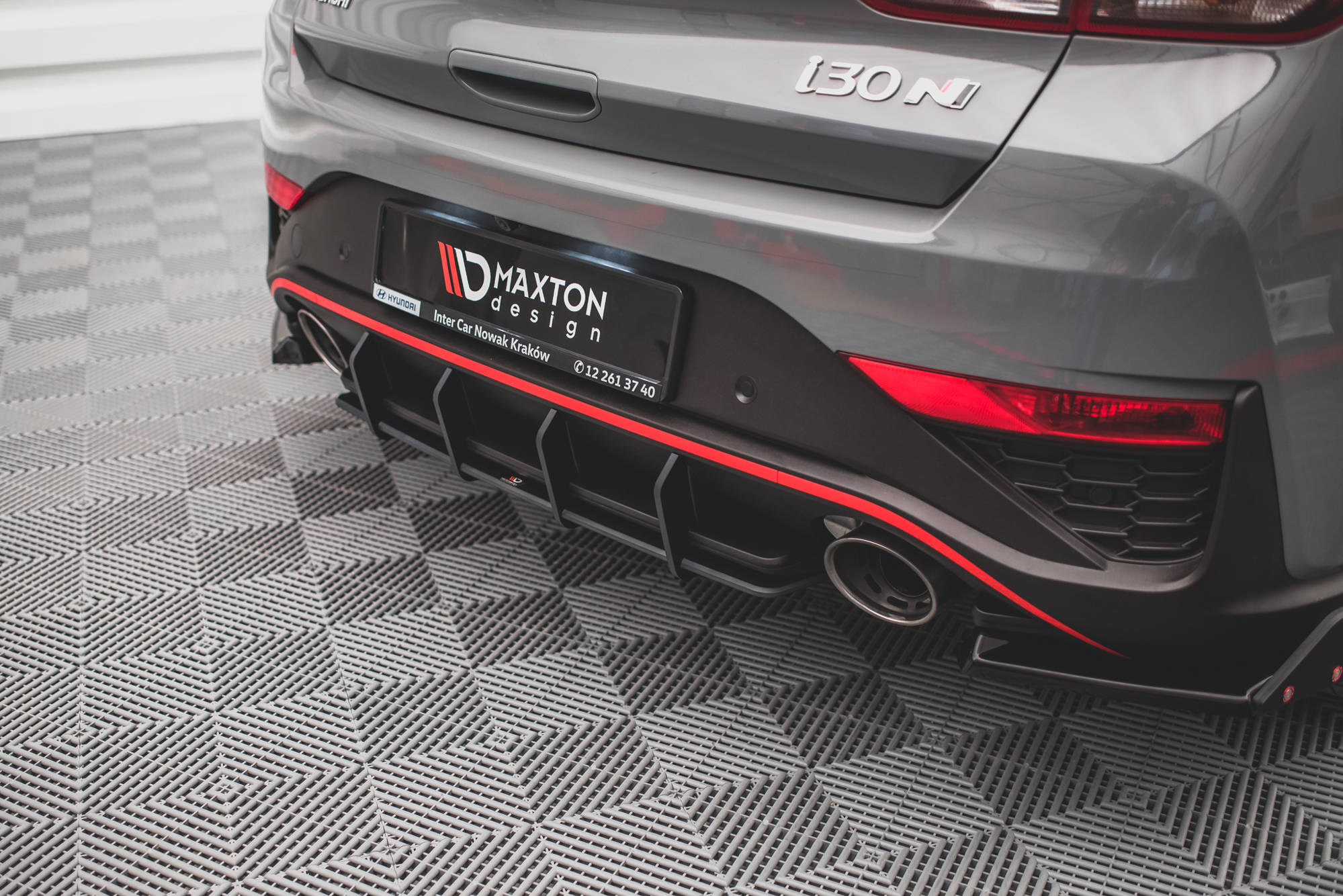 Street Pro Heckschürze für Hyundai I30 N Hatchback Mk3 Facelift