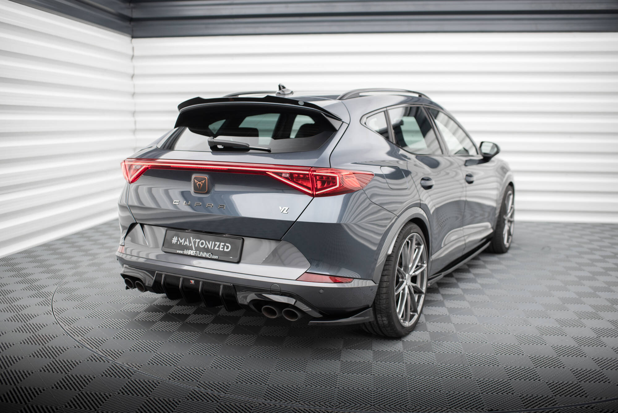 Heck Ansatz Flaps Diffusor V3 für Cupra Formentor VZ Mk1 / Mk1 Facelift