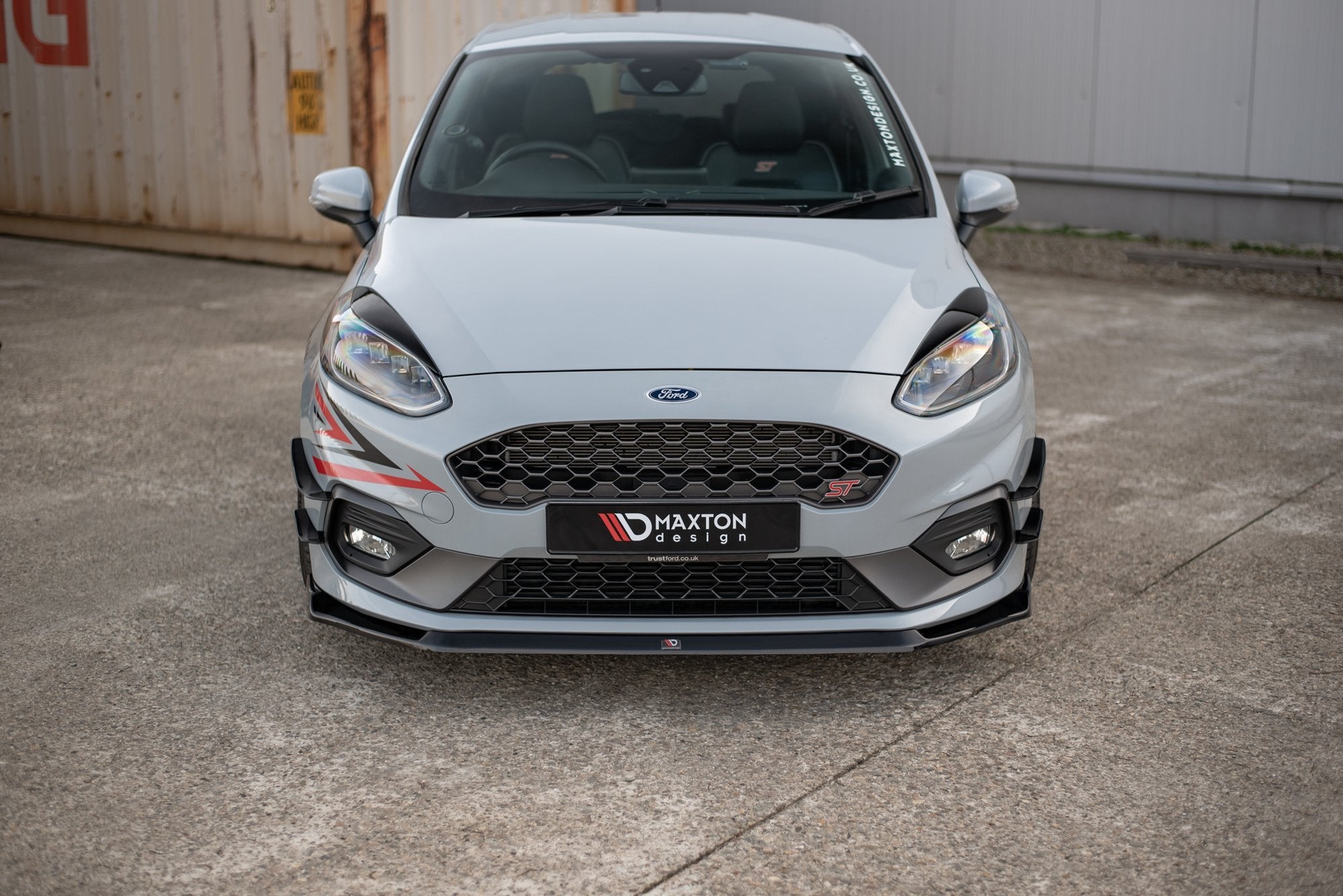 Scheinwerfer Blenden Böser Blick für Ford Fiesta Mk8 ST / ST-Line / Standard