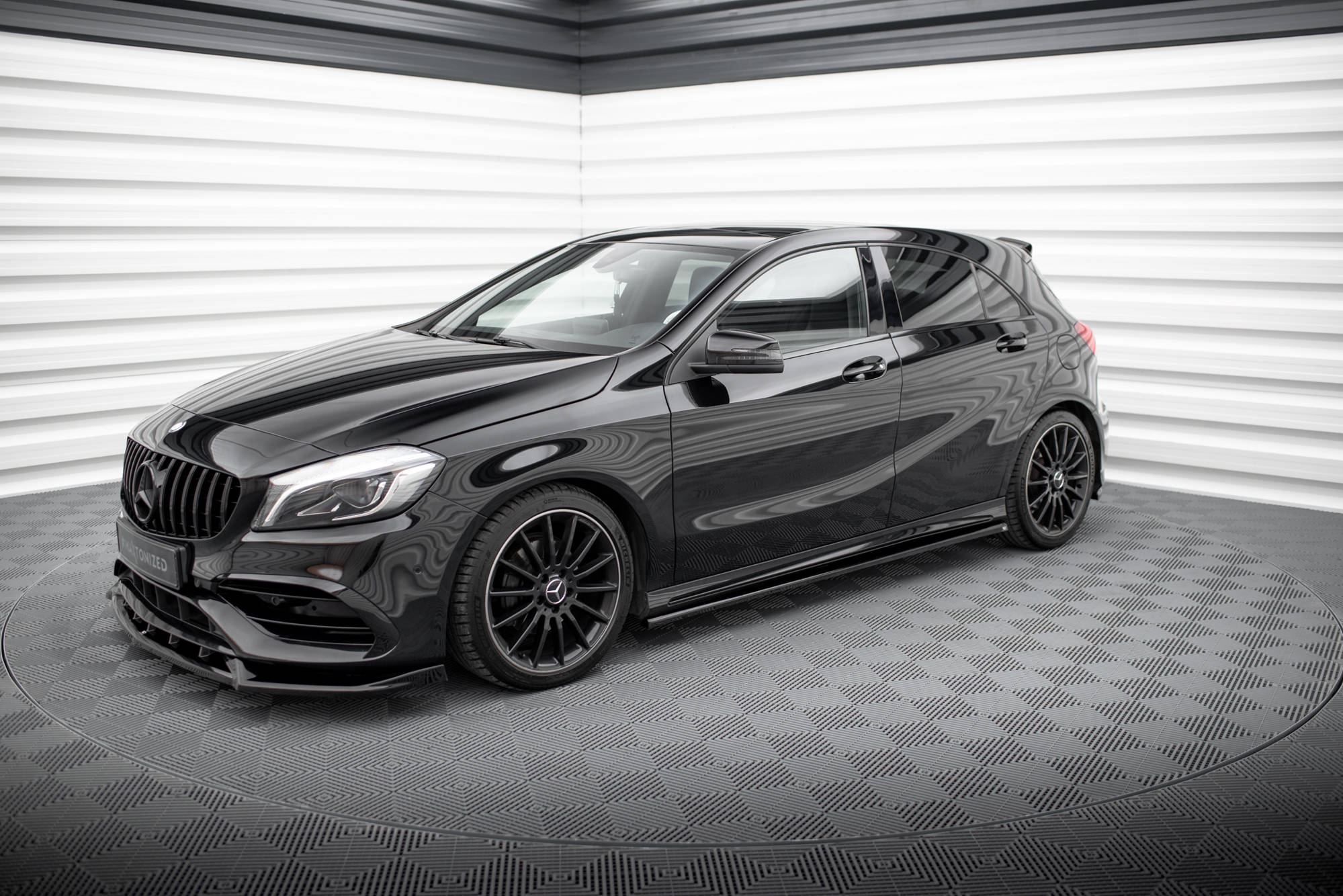 Seitenschweller Ansatz für Mercedes-Benz A AMG-Line W176 Facelif