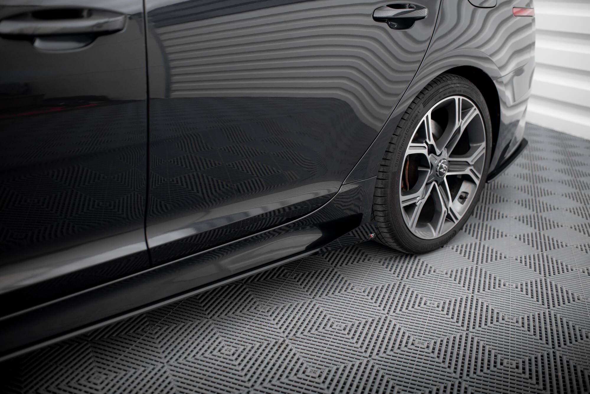 Street Pro Seitenschweller Ansatz für + Flaps Kia Stinger GT / GT-Line / Standard Mk1