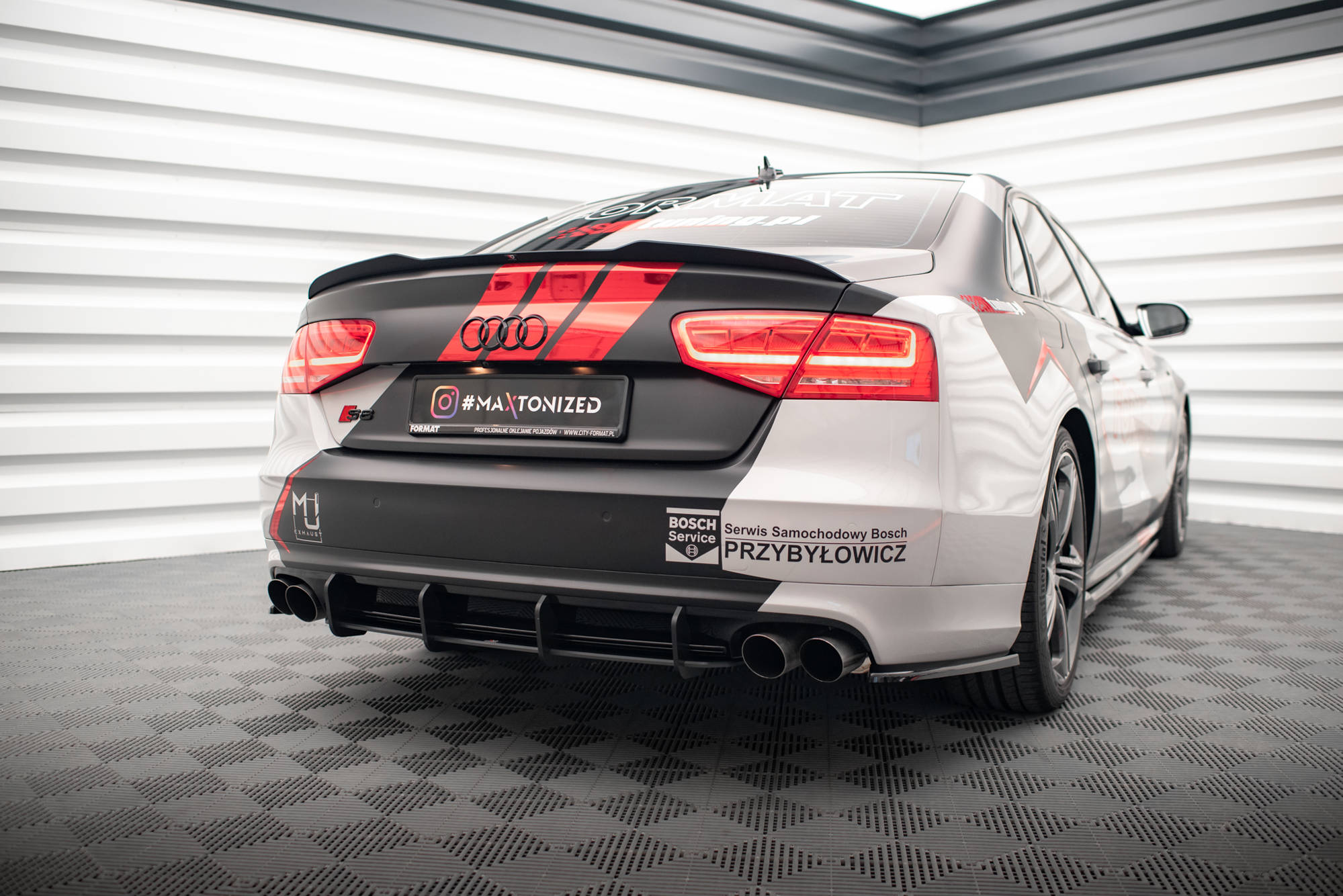Street Pro Heckschürze für Audi S8 D4