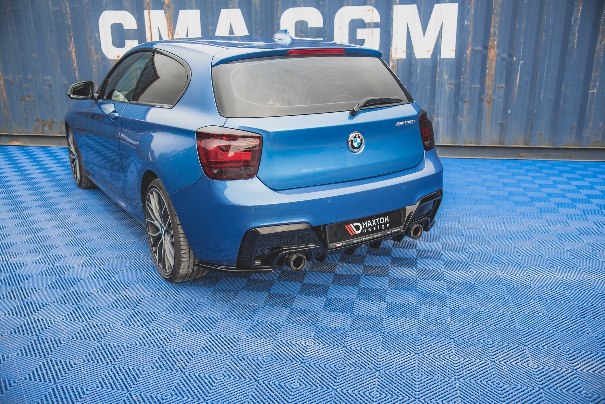 Flaps Heckansatz V2 Diffusor für (Für heckansatz ) BMW M135i F20