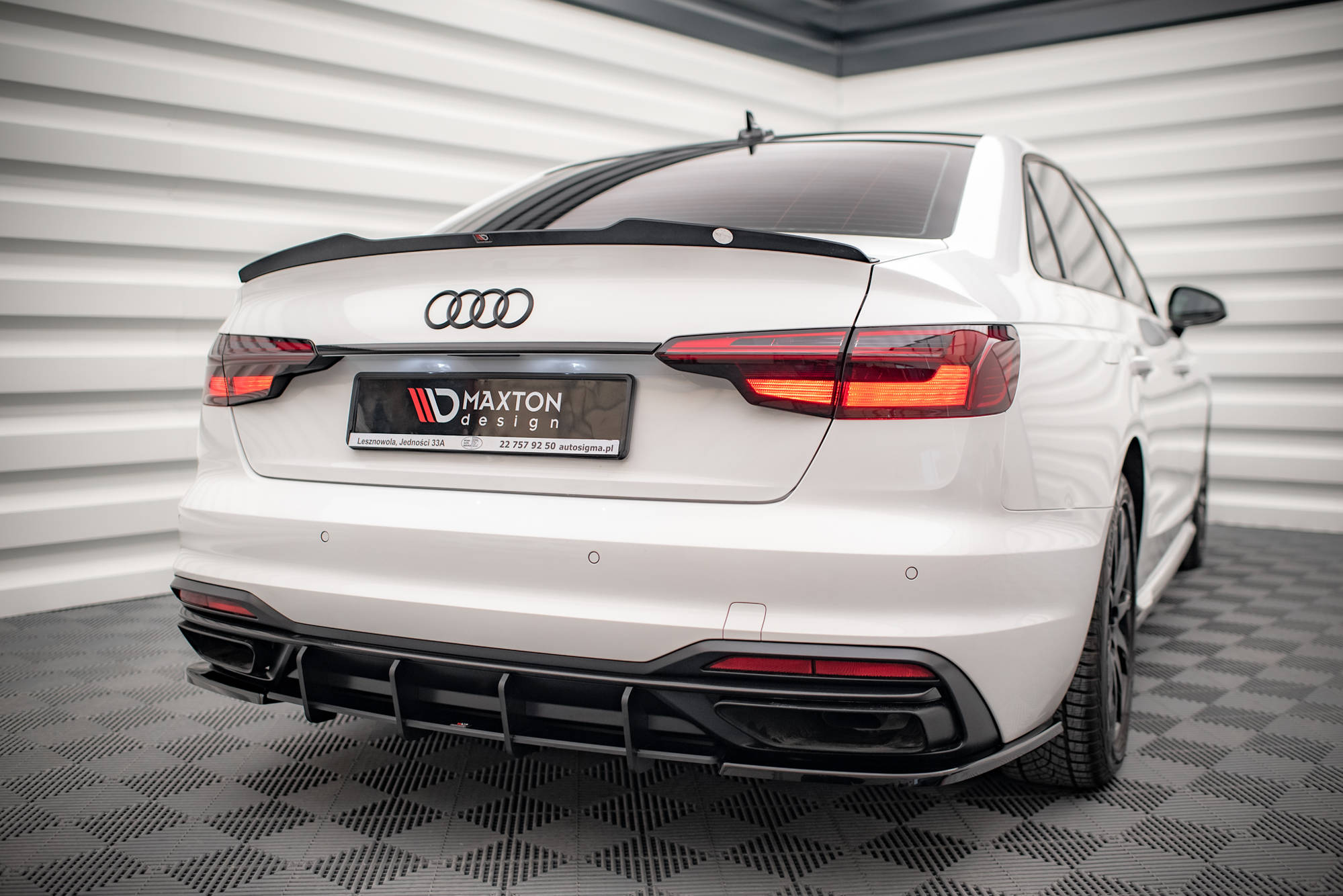 Spoiler CAP V.1 für Audi S4 / A4 Standard / S-Line / Competition Limousine B9 / B9 Facelift