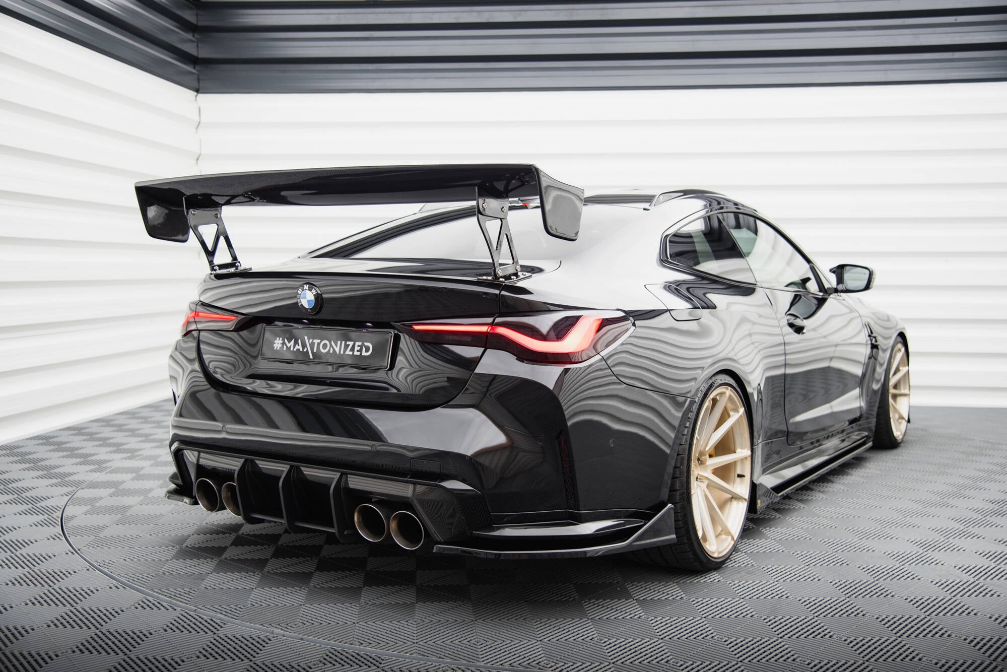 Flaps Heckansatz V4 Diffusor für BMW M4 G82 / G82 Facelift