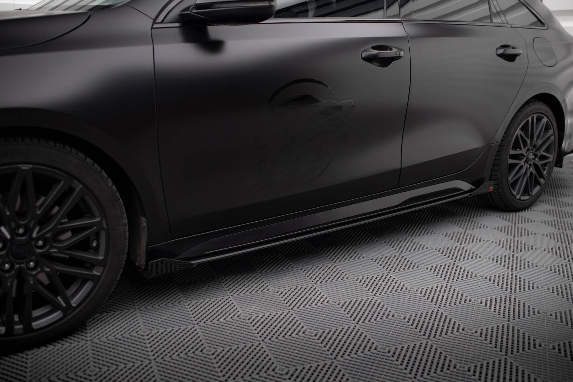 Street Pro Seitenschweller Ansatz für + Flaps Kia Proceed GT / GT-Line Mk1 Facelift / Ceed GT Mk3 Facelift