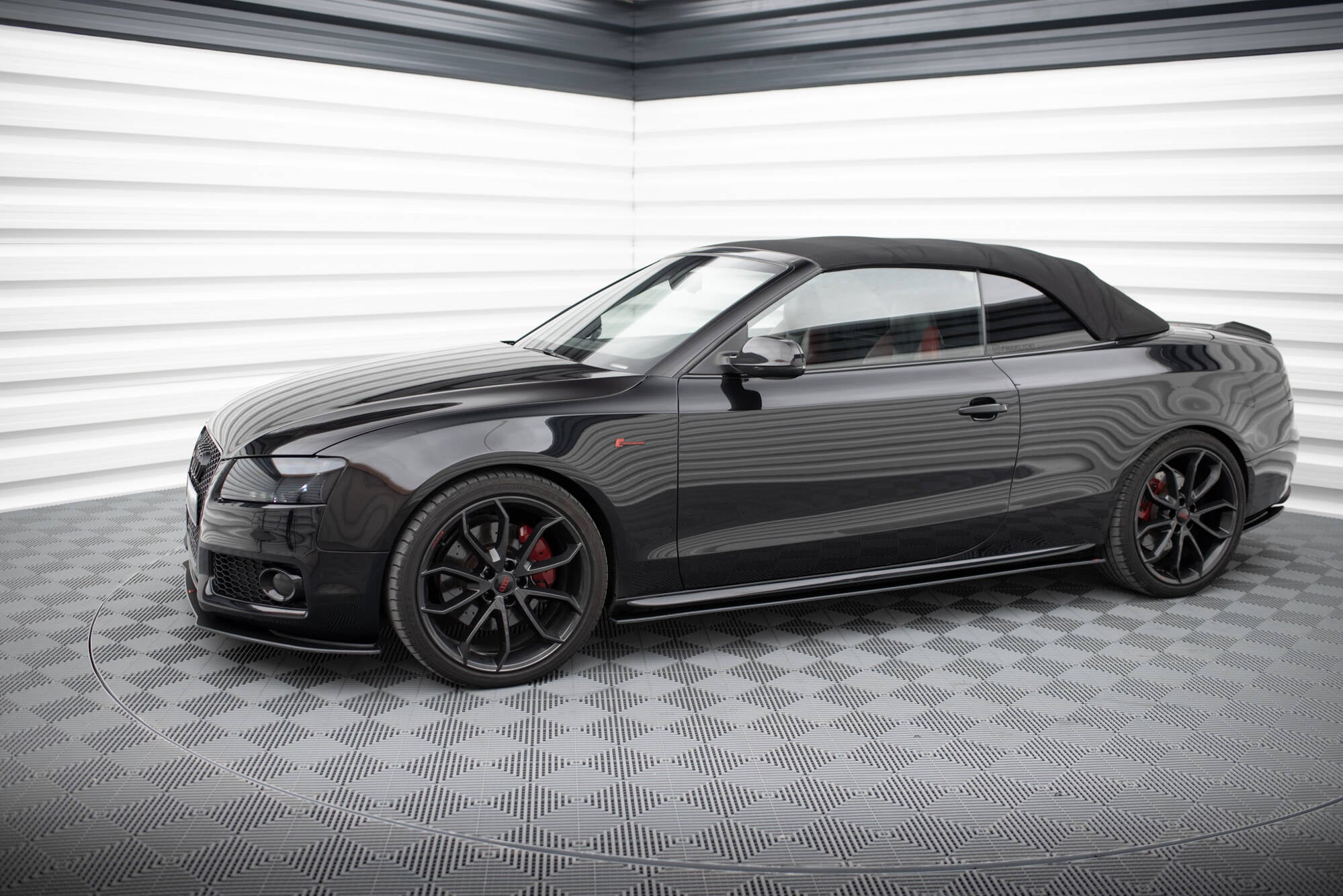 Street Pro Seitenschweller Ansatz für Audi A5 / A5 S-Line / S5 Coupe / Cabrio 8T / 8T Facelift